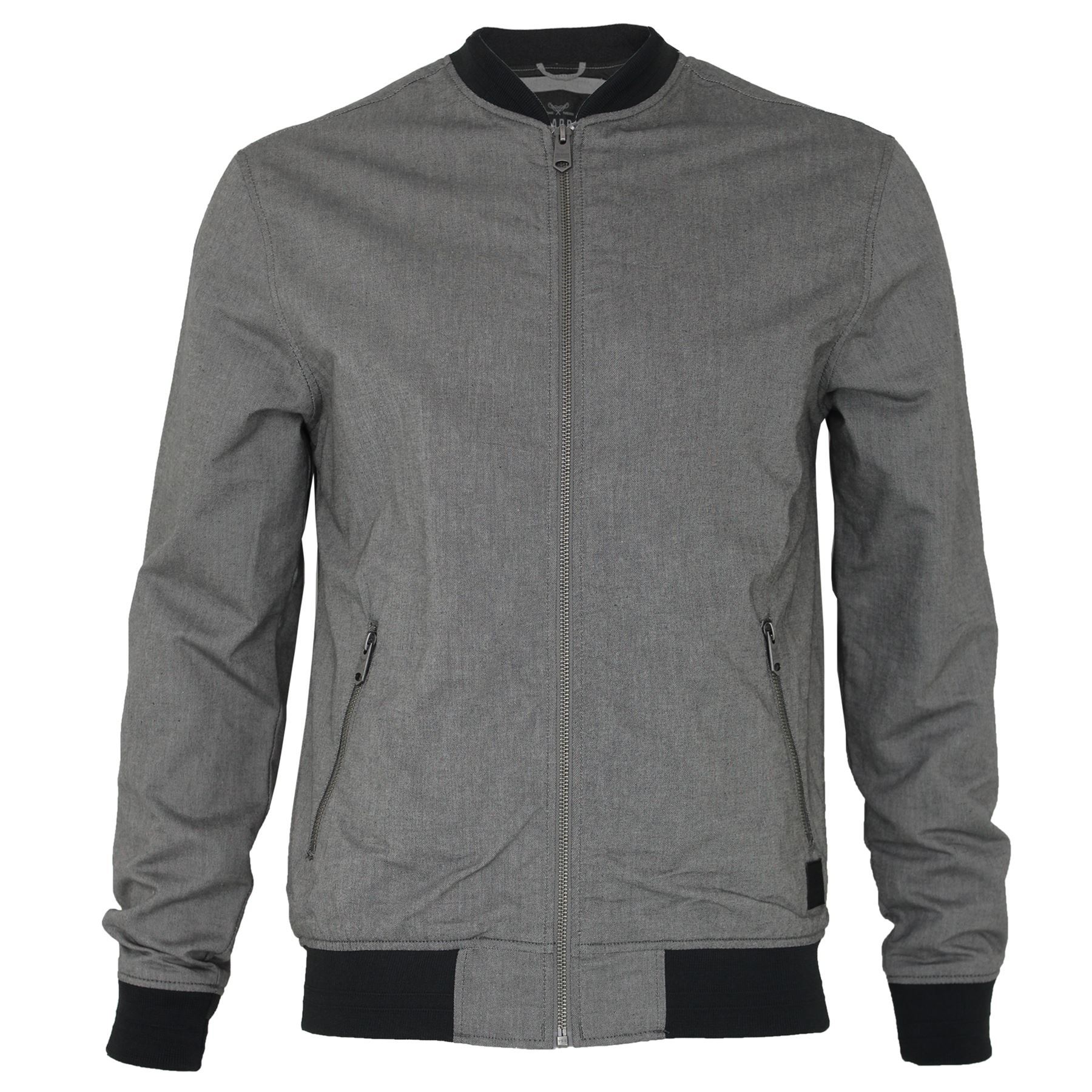 Mens Threadbare Plain Baseball Bomber Jacket Thin Summer Zip up Coat eBay