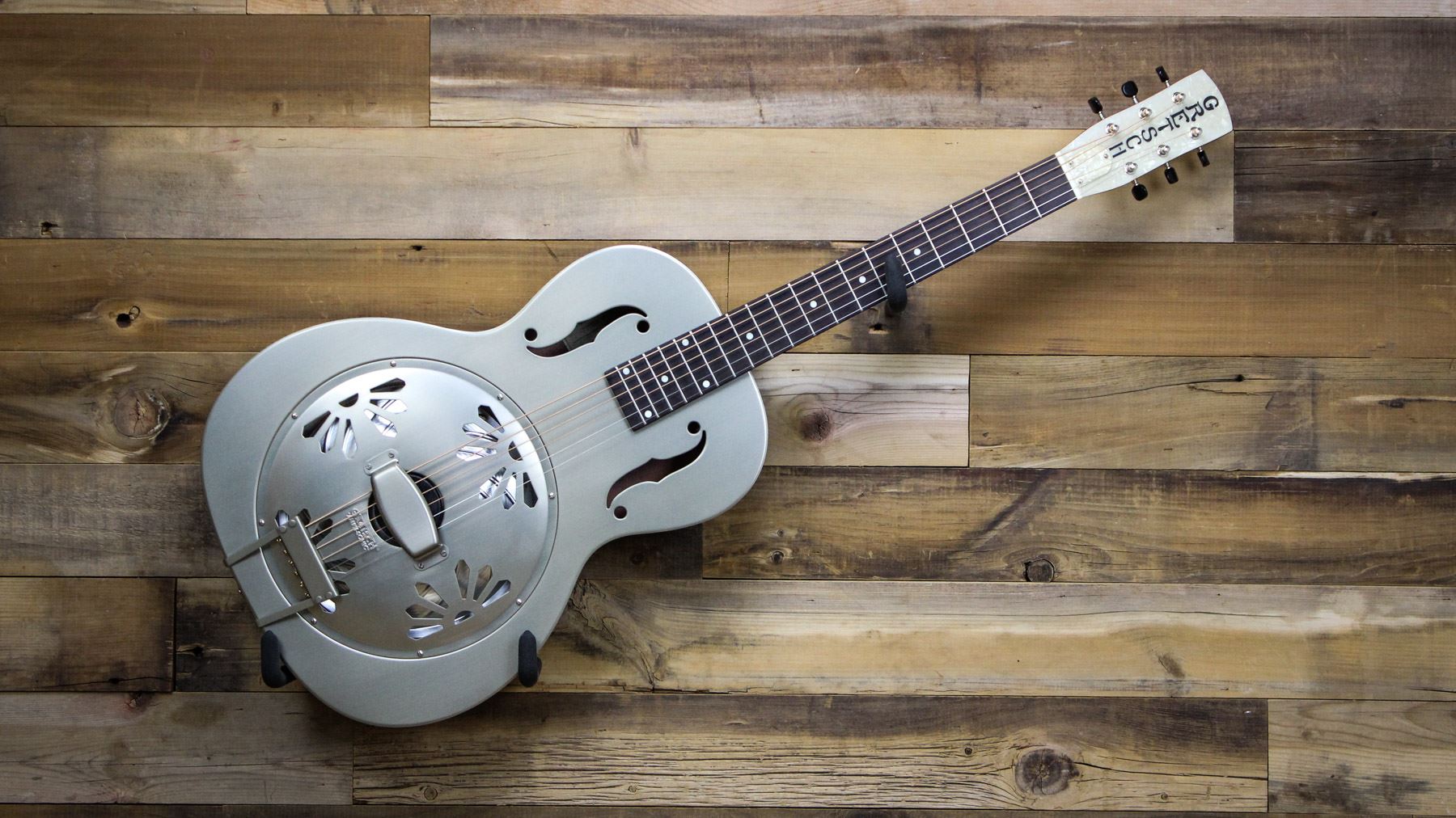 Gretsch G9201 Honey Dipper Brass Body Resonator Guitar G9201 U116312
