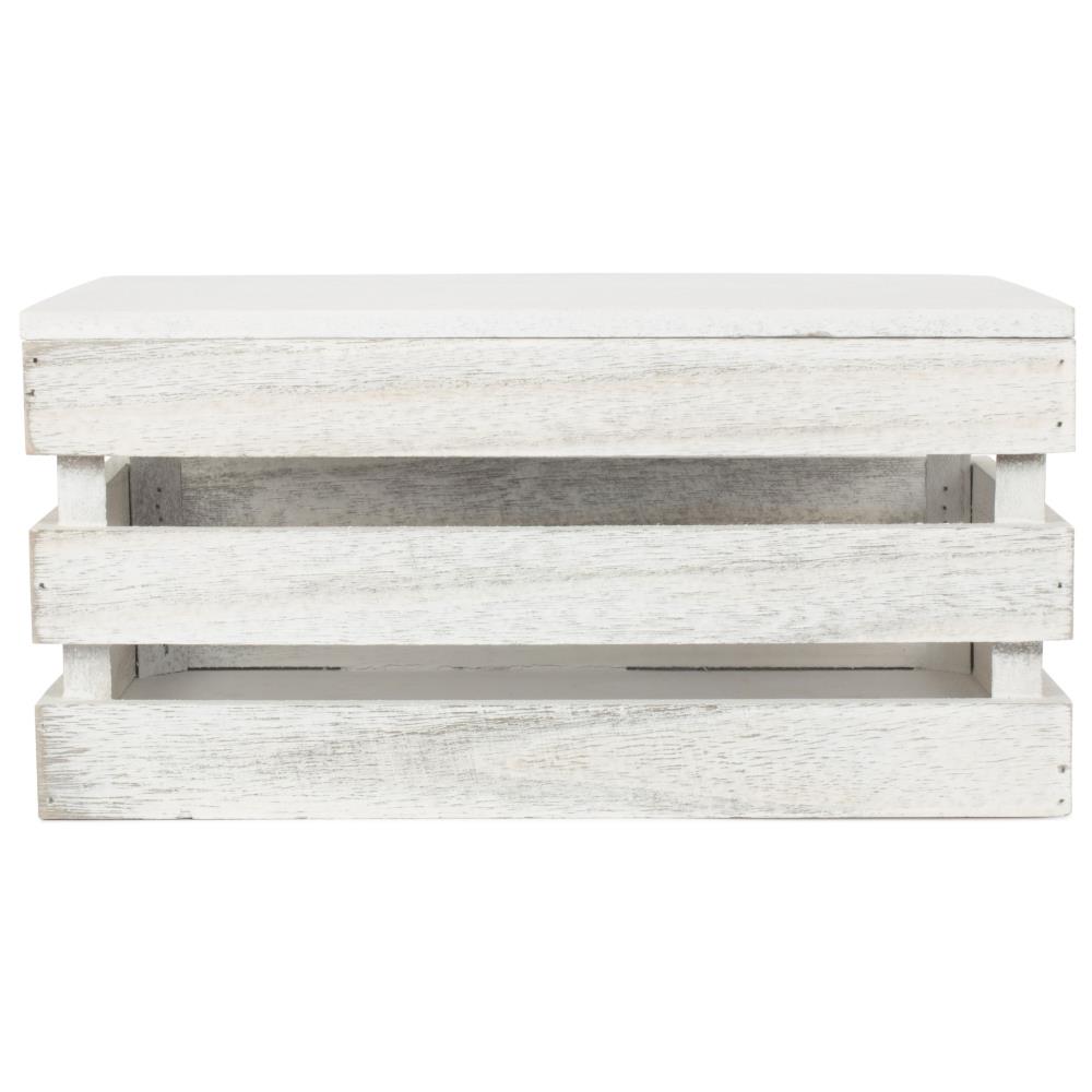 Vintage Slatted Wooden Box - Picture 9 of 21