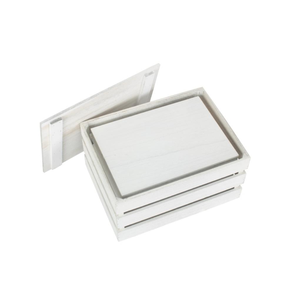 Vintage Slatted Wooden Box - Picture 20 of 21