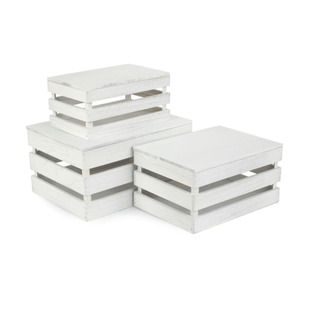 Vintage Slatted Wooden Box - Picture 16 of 21