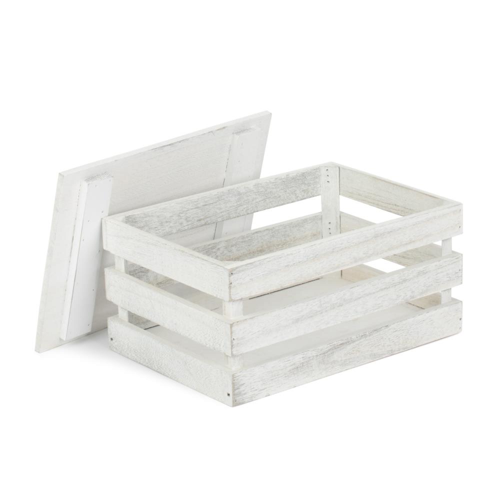 Vintage Slatted Wooden Box - Picture 13 of 21