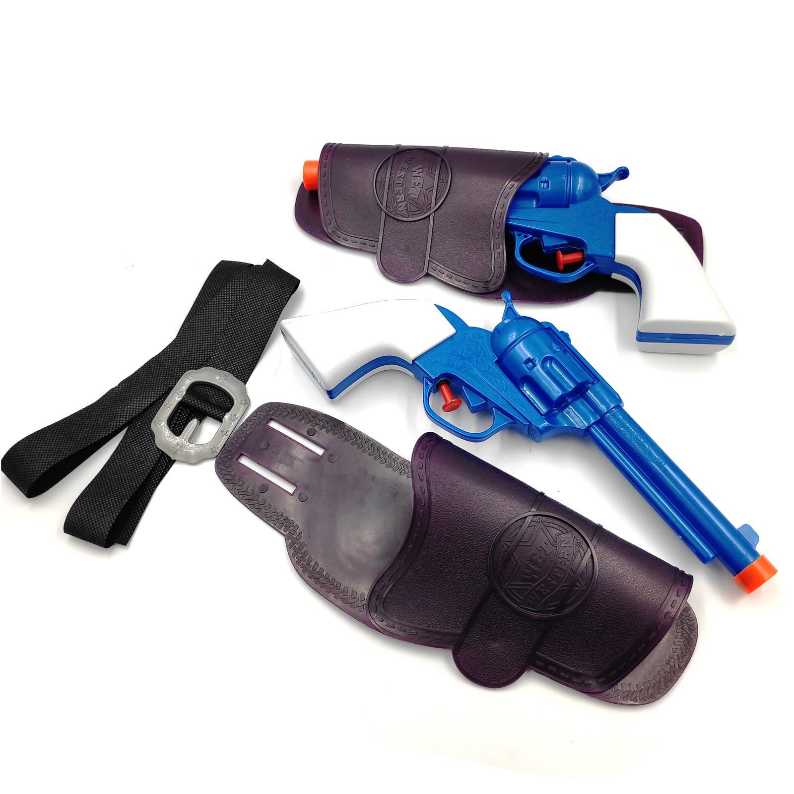 Adult Kids Wild West Cowboy Fancy Dress Gun Set Revolver Toy Water