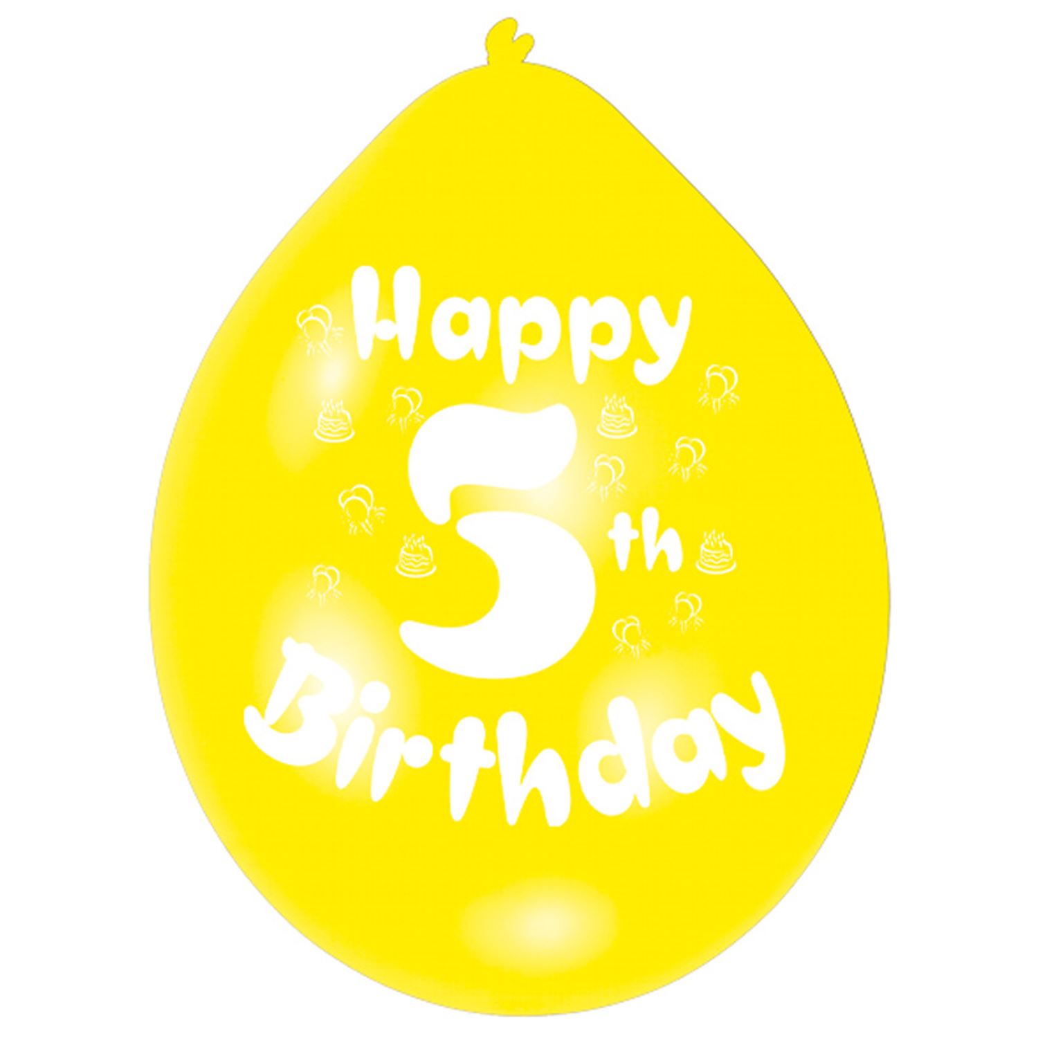 Globos coloridos decoración 10 piezas feliz cumpleaños edad látex niños fiesta favor - Imagen 7 de 18