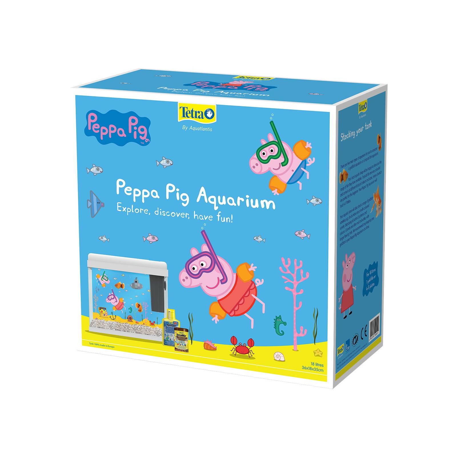 Peppa Pig Aquarium Fish Tank Kit Tetra 18 Litres Gravel Litres Filtration Kids eBay