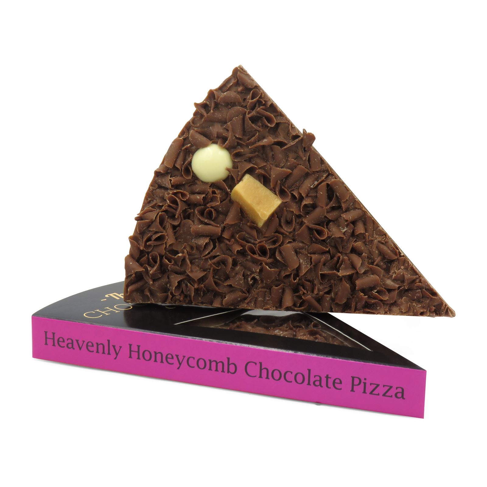Gourmet Chocolate Pizza Company Belgian Milk Chocolate Pizza Slice