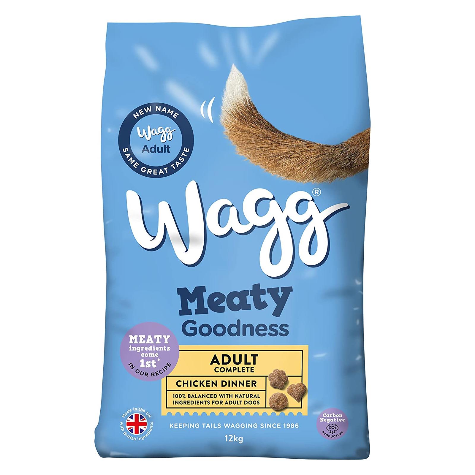 Wagg Meaty Goodness Dry Complete Adult Dog Food Meat Protein Balanced