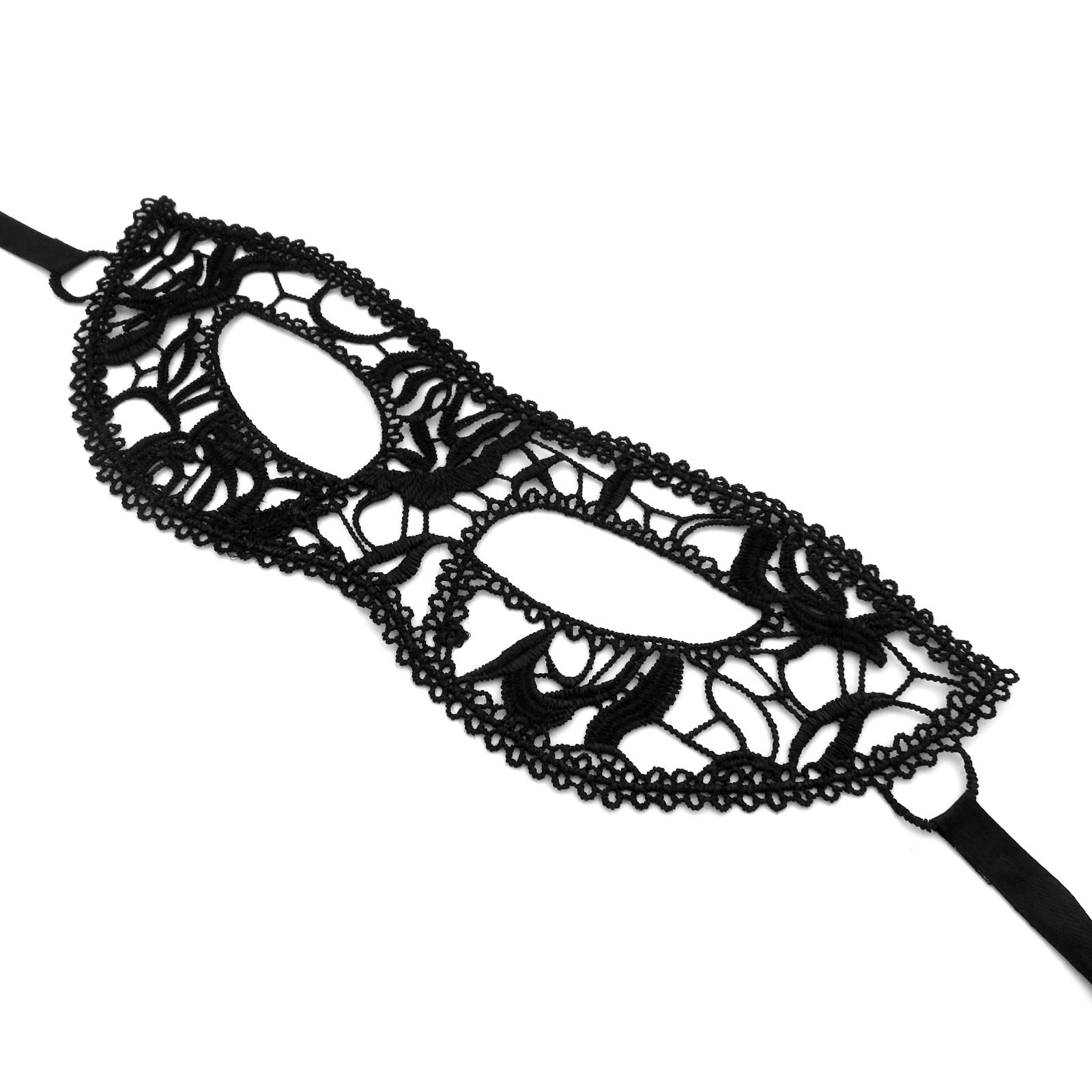 Black Soft Lace Masquerade Eye Mask Halloween Party Evening