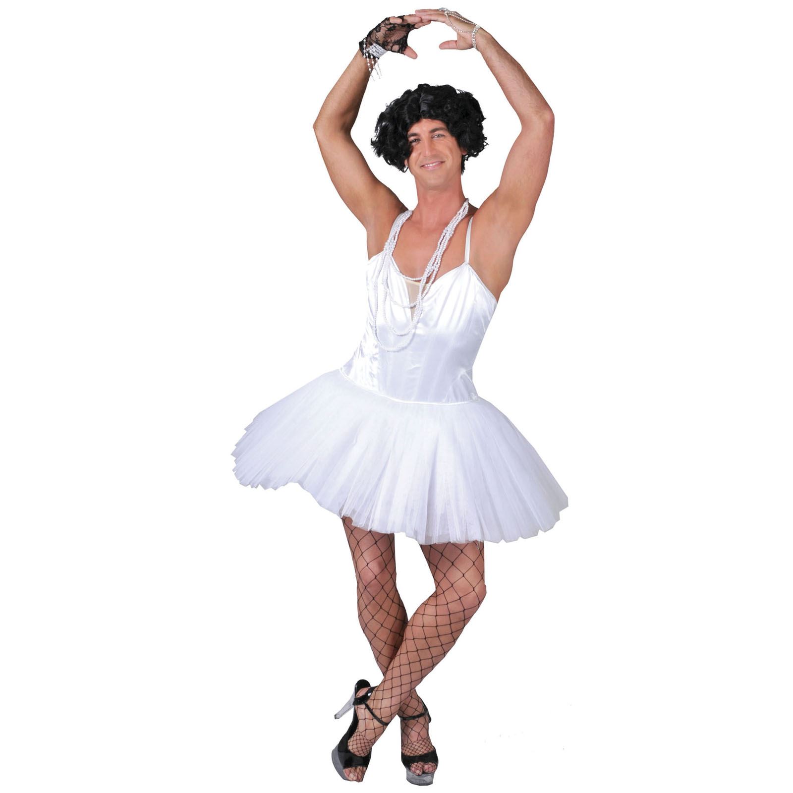 Herren Ballerina Tänzer Kostüm Hirsch-Hen Party Transvestit Horror Show