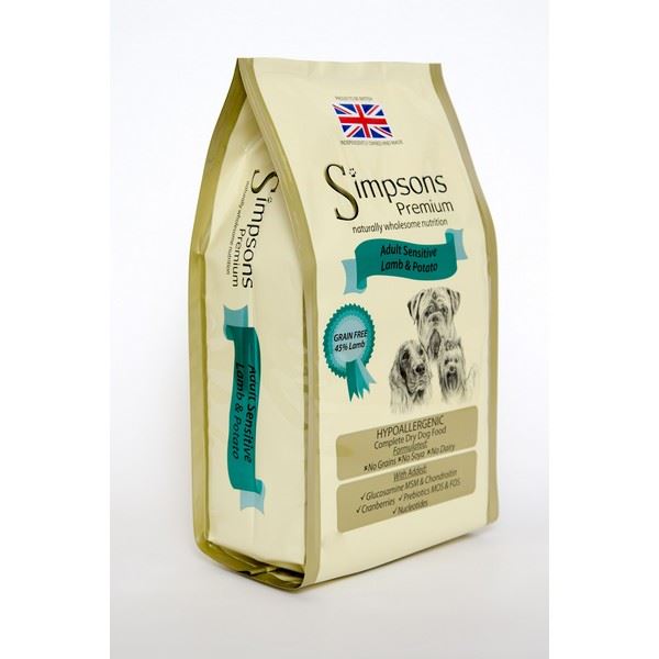 Simpsons Complete Adult Sensitive Dry Dog Food Hypoallergenic Grain Free Meal eBay