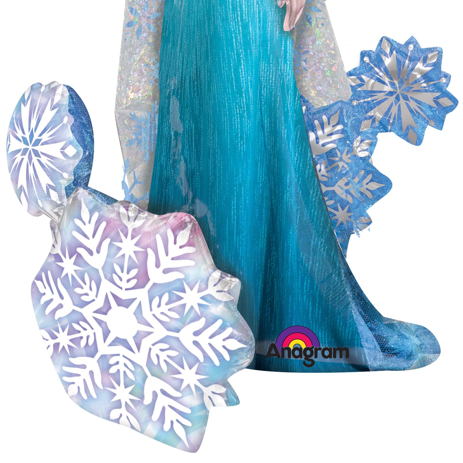 Huge Frozen 2 AirWalker Elsa Balloon Snow Queen Foil Ice Party Birthday