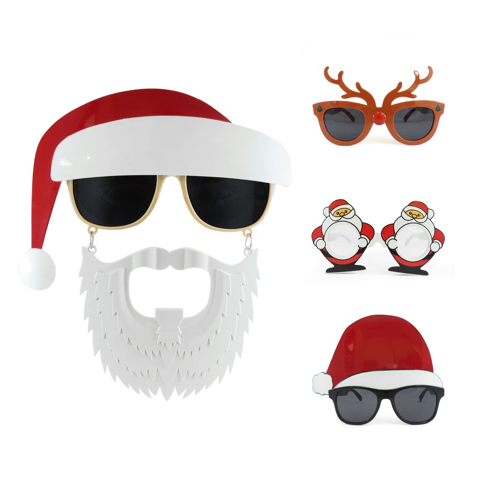 Funny Christmas Party Santa Reindeer Novelty Photo Prop Fancy Dress Up