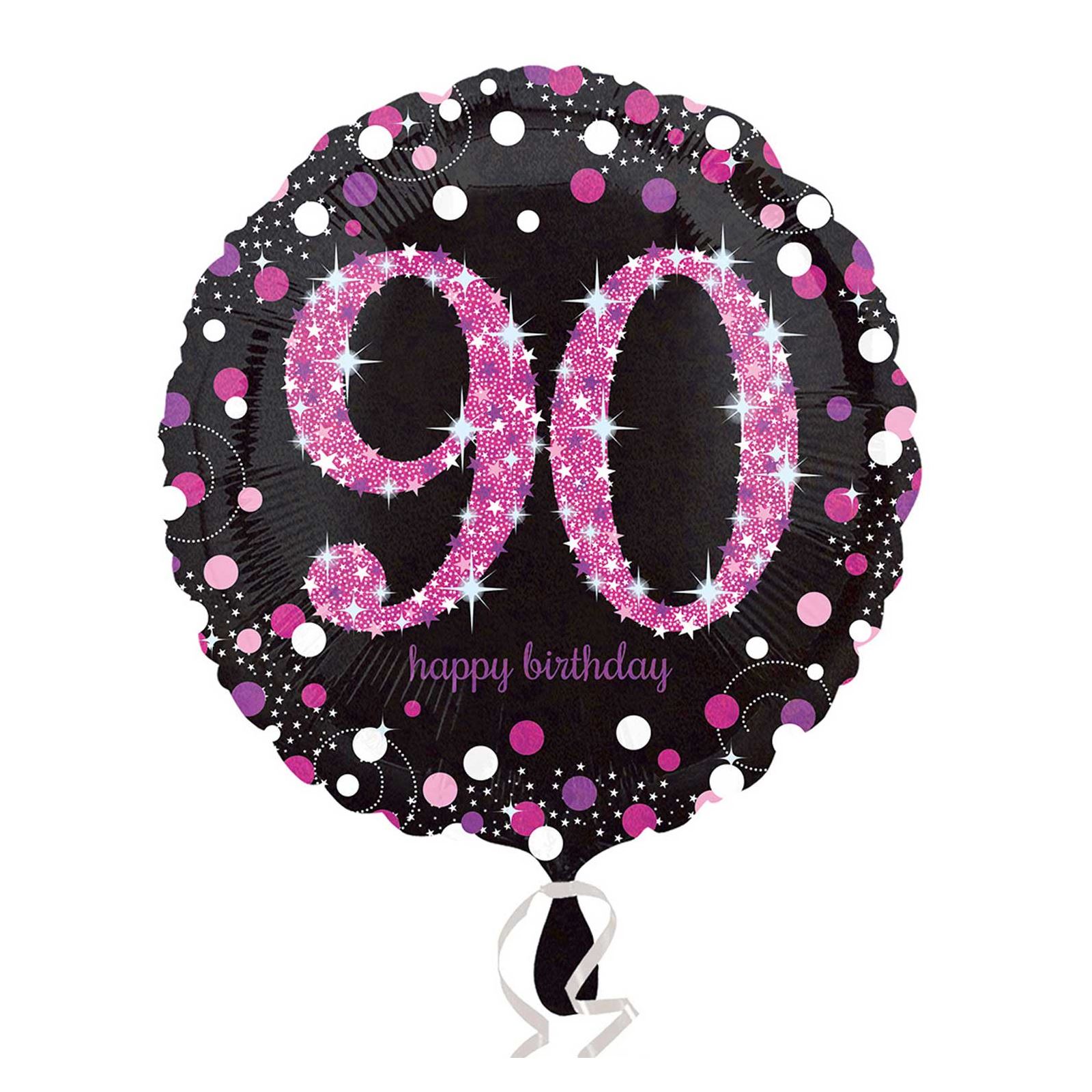 Joyeux 12th Anniversaire Holographique Rose Foil Balloon 45 cm 18 pouces Party Decor