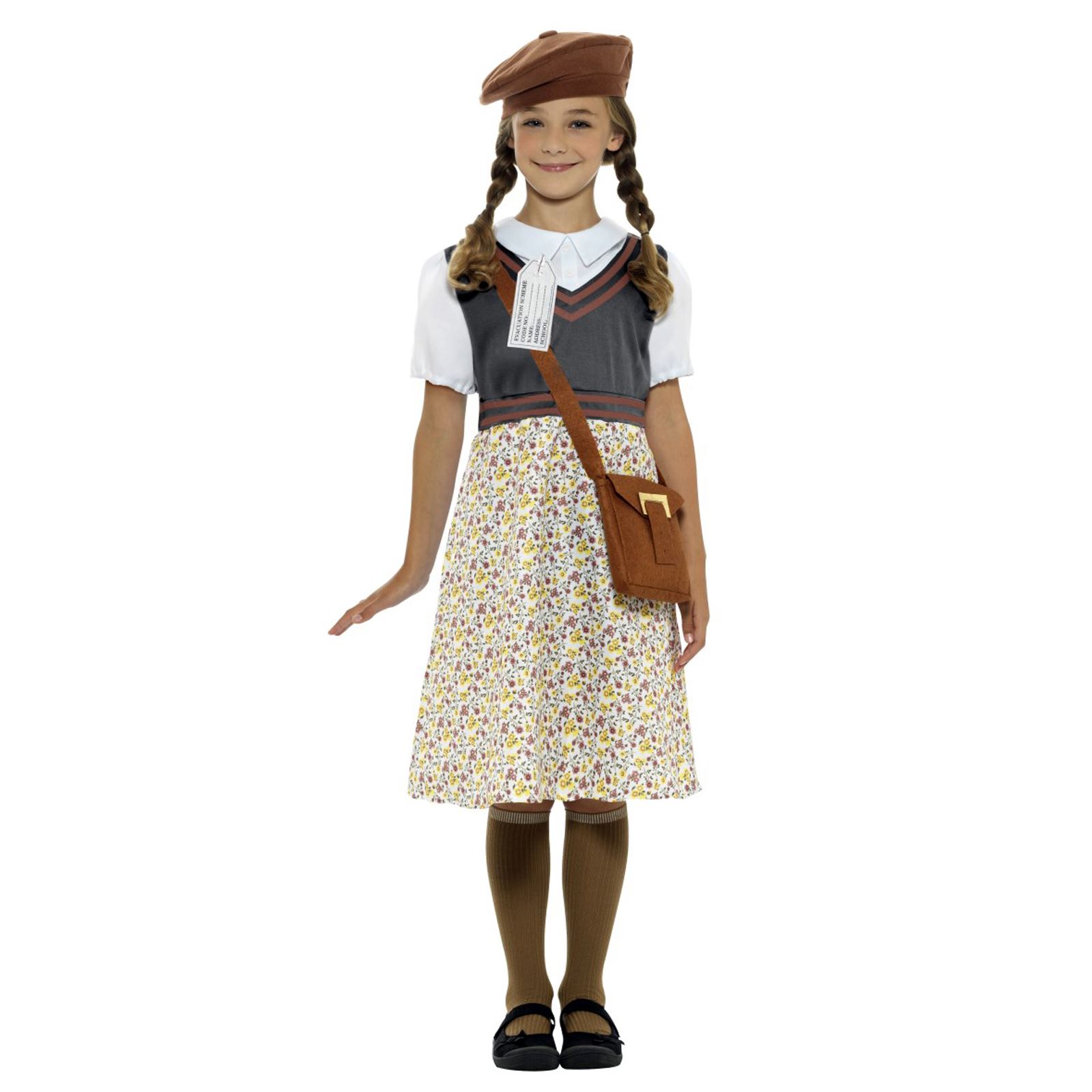FANCY DRESS COSTUME All Adult Sizes 1940/'S-WARTIME-SCHOOL DAY