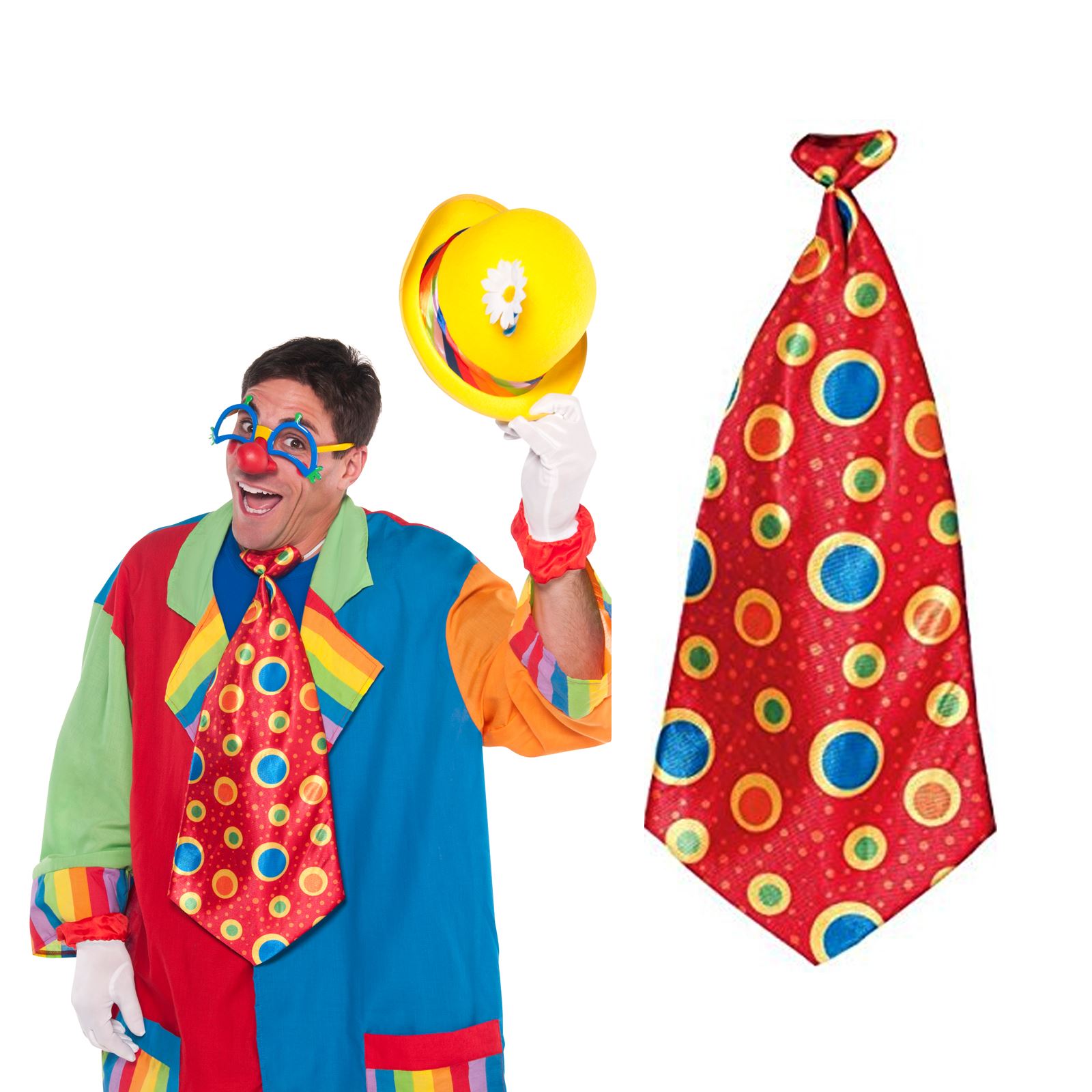 jumbo clown tie