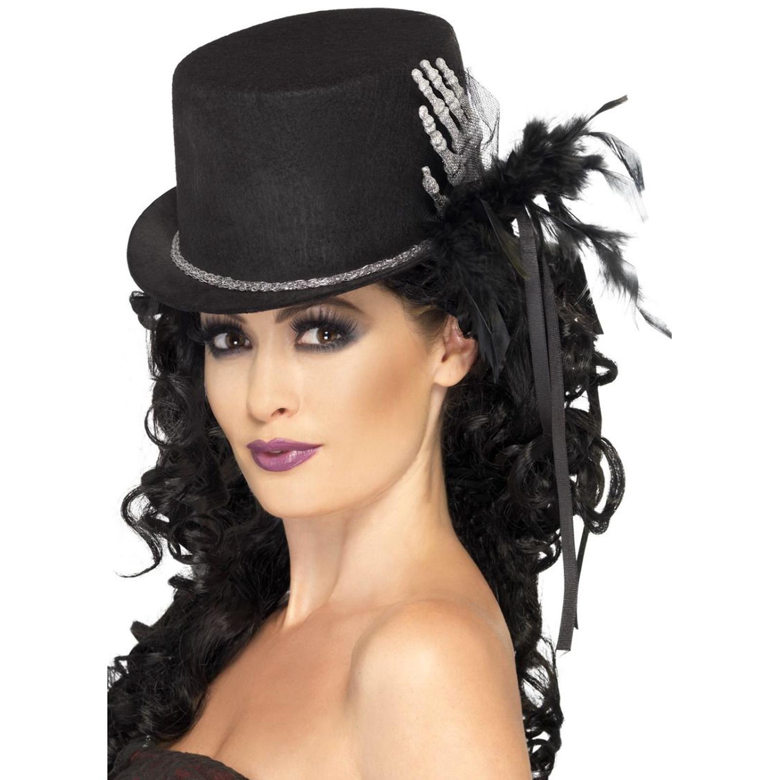 ladies black top hat