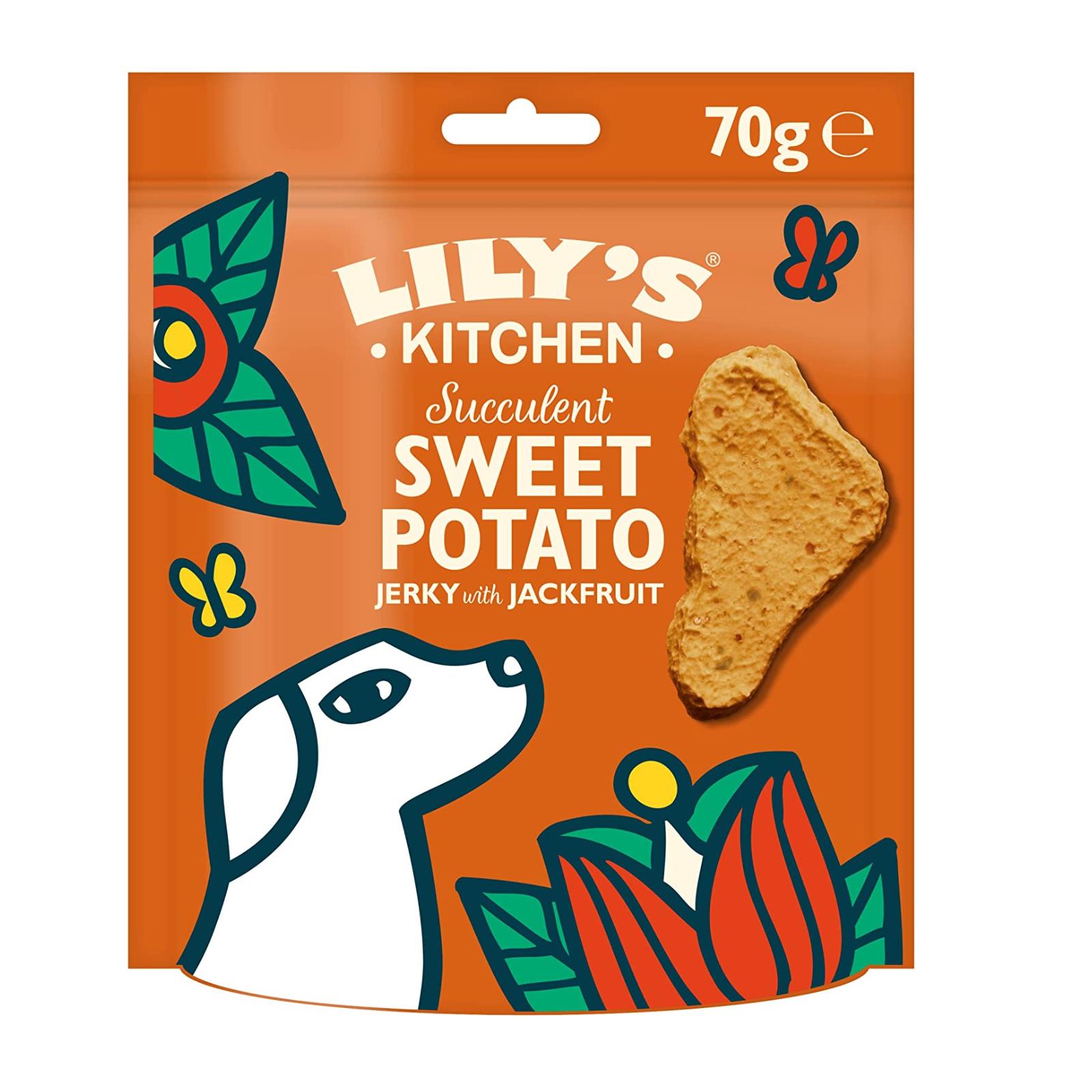 Lily's Kitchen Dog Treat Plant Power Succulent Sweet Potato Jerky with