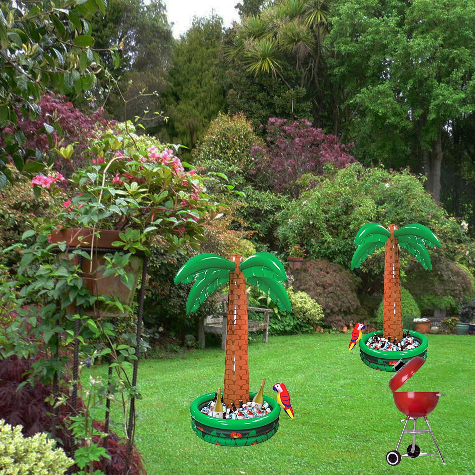 palm tree drink cooler