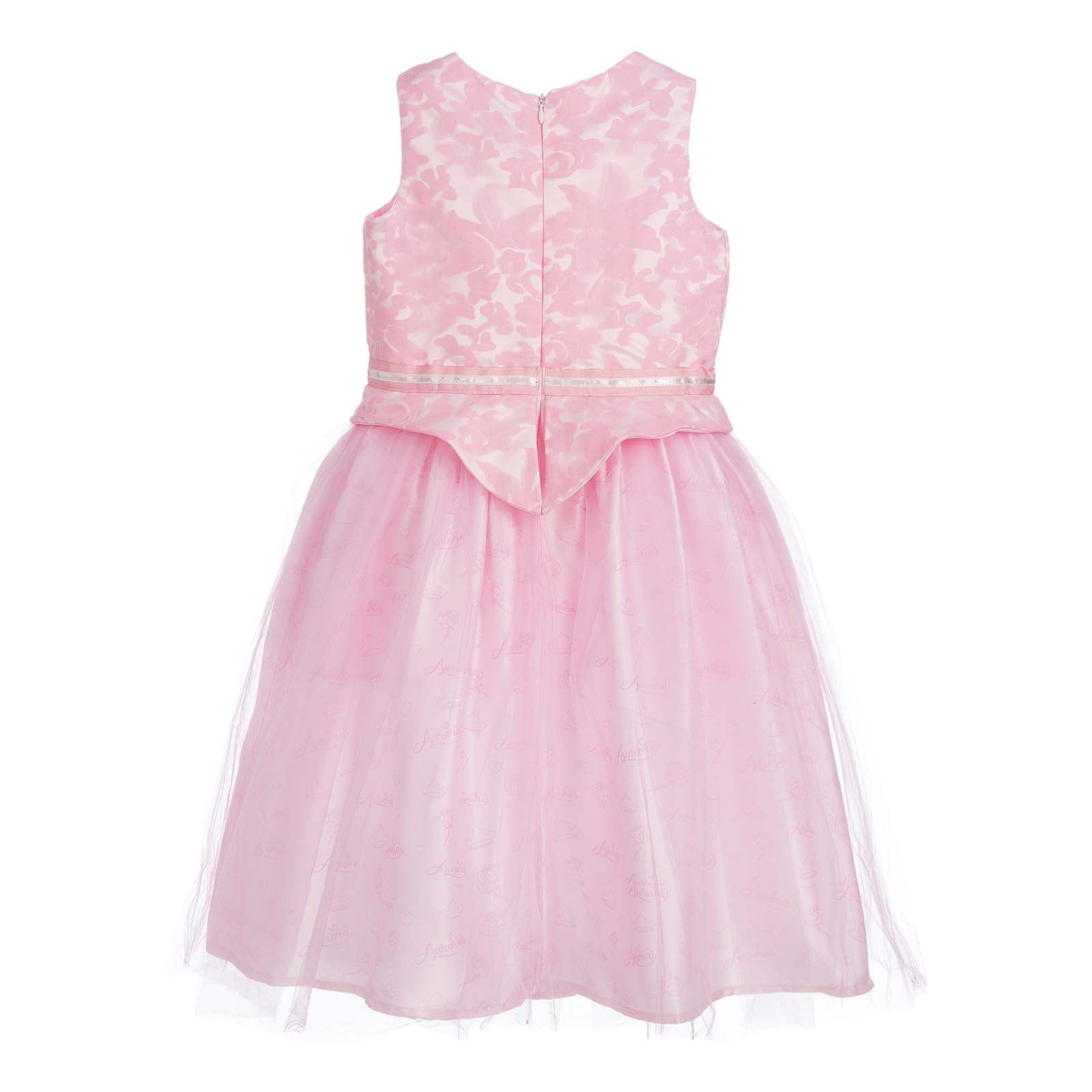 Girls Disney Boutique Baby Aurora Sleeping Beauty Brocade Bridesmaid Pink Dress Girls Disney Boutique Baby Aurora Sleeping Beauty Brocade Bridesmaid Pink Dress