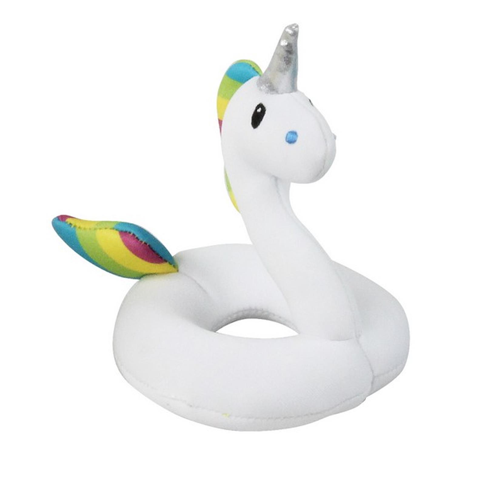 Pawise schwimmendes Flamingo Einhorn Spaß Sommer Welpe Hundespielzeug - Bild 3 von 3