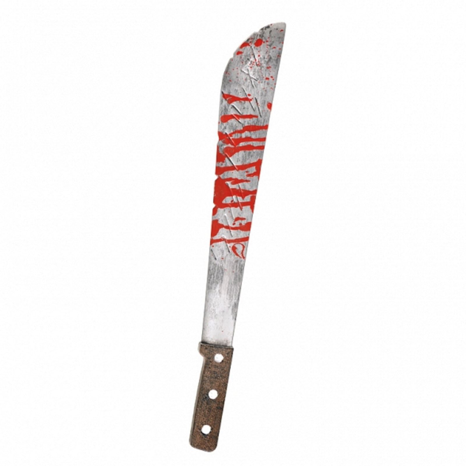 51cm Long Machete Knife Jason Blood Fancy Dress Costume Toy Prop Scary