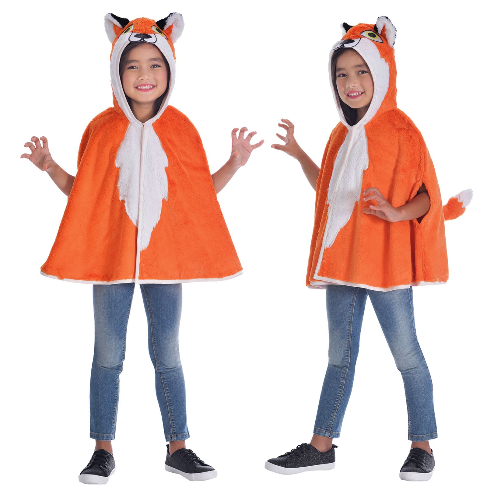 Bambini Adulto Felpa con Cappuccio Mantella Vestaglia Halloween Vampiro Abito