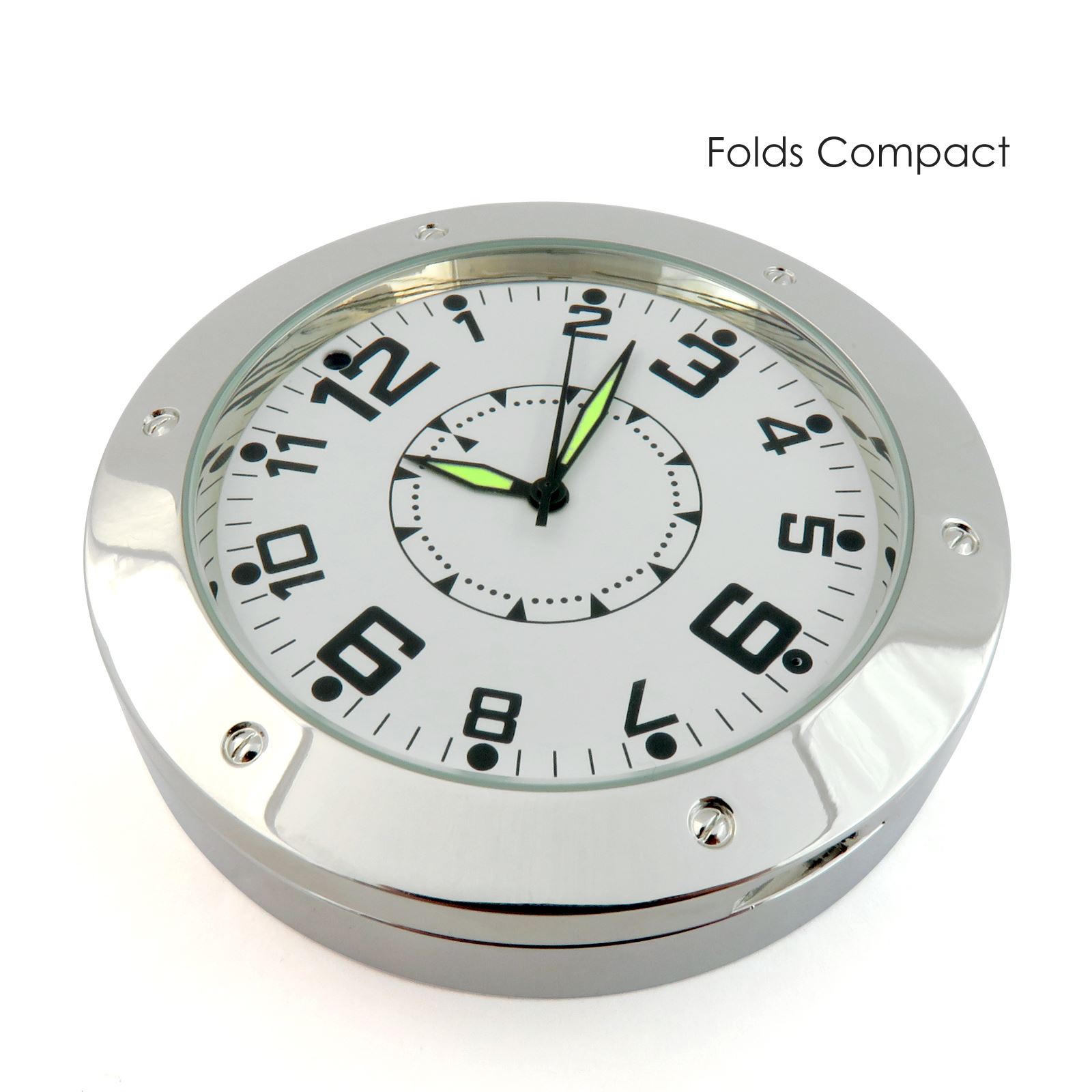Surveillance Cam Camera Clock Covert CCTV Security Photo and Video