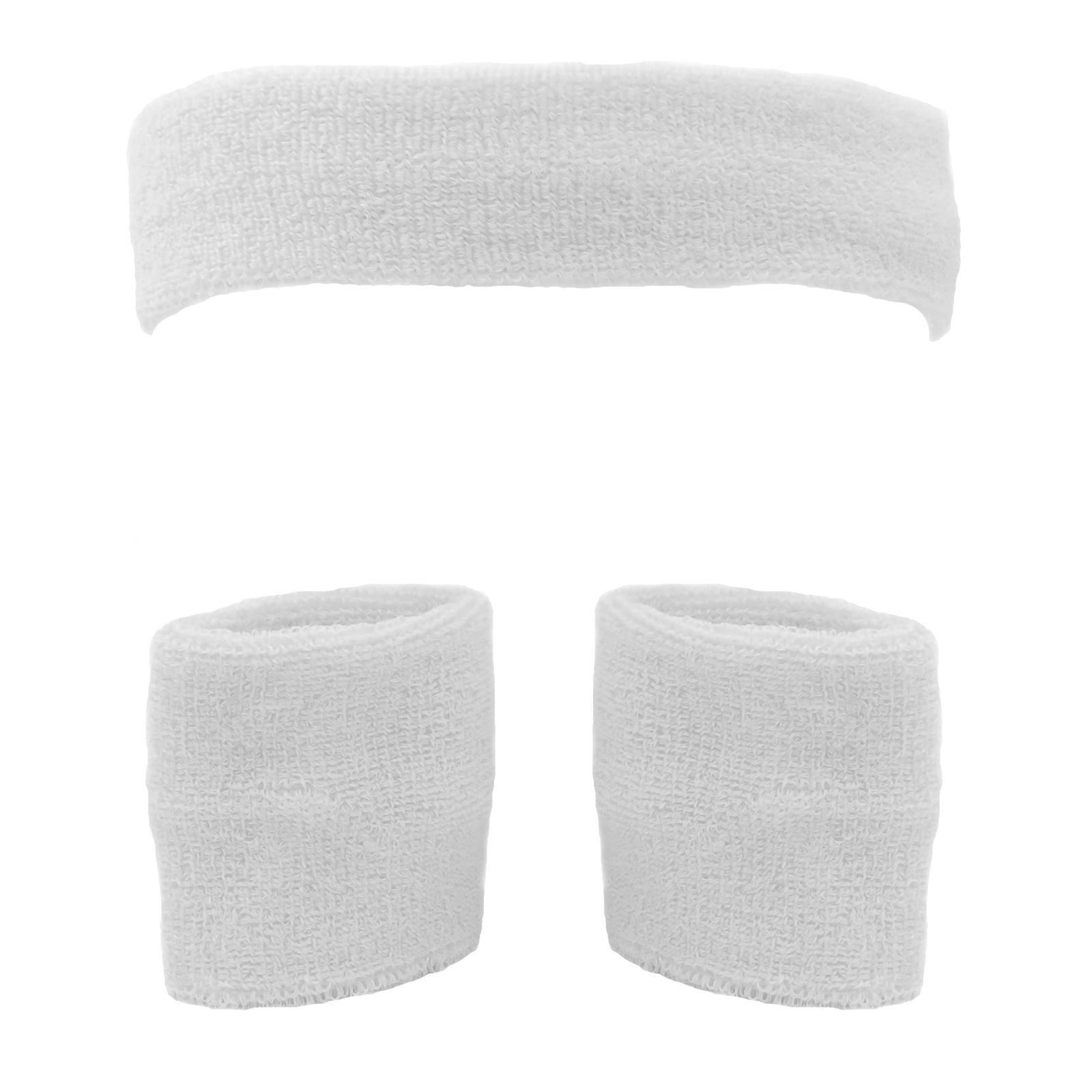 Sports Headband Wristband Set 80s Neon Dance Festival Fun Run Party