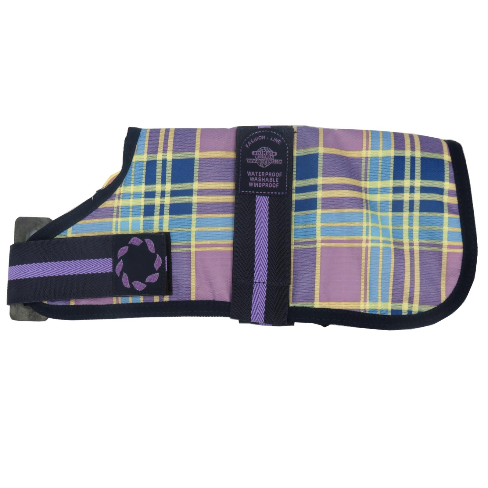 Outhwaite Padded Dog Coat Lilac Tartan 30cm 32102 for sale online eBay