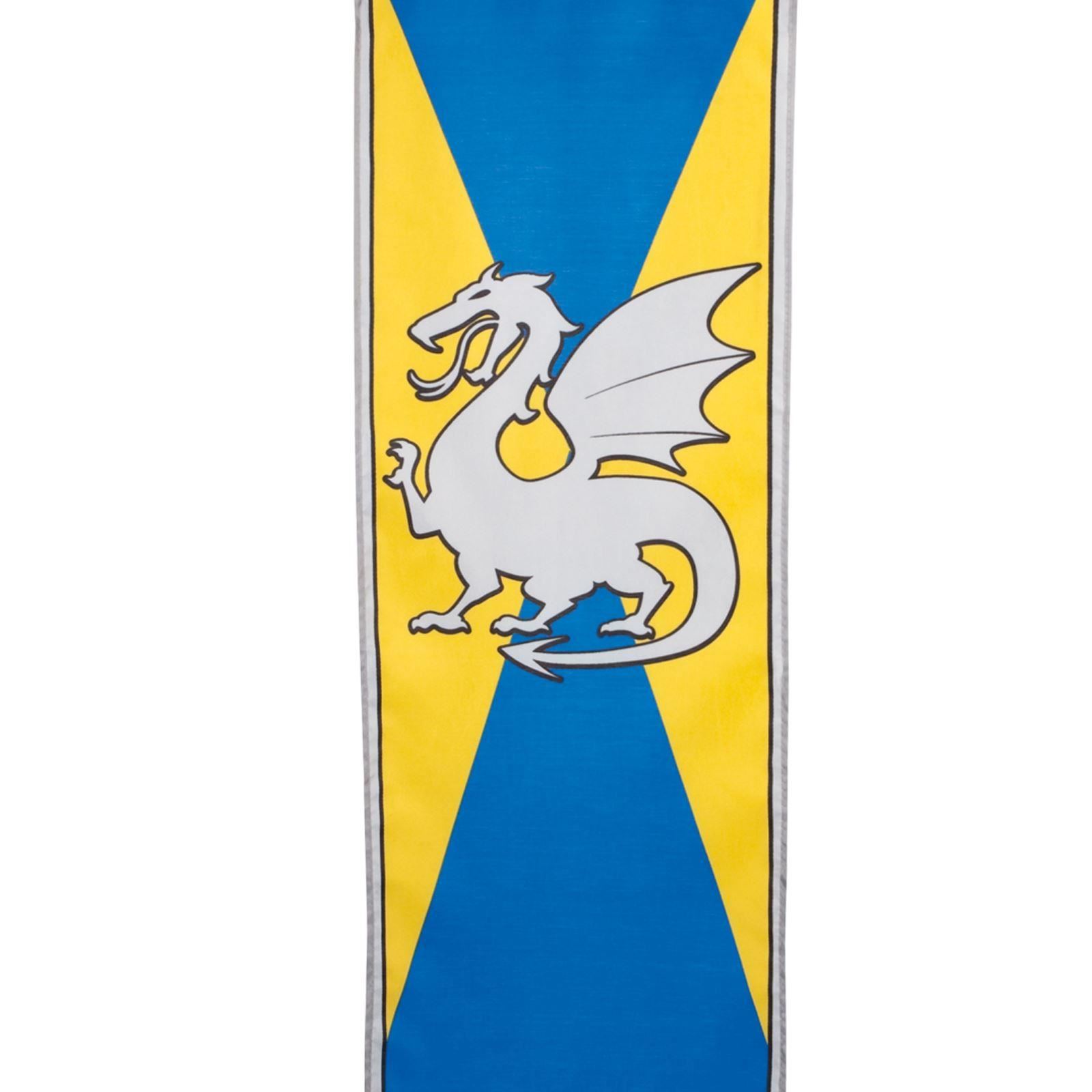 Medieval Knights and Dragons Banner Medieval Dragon Party Decoration