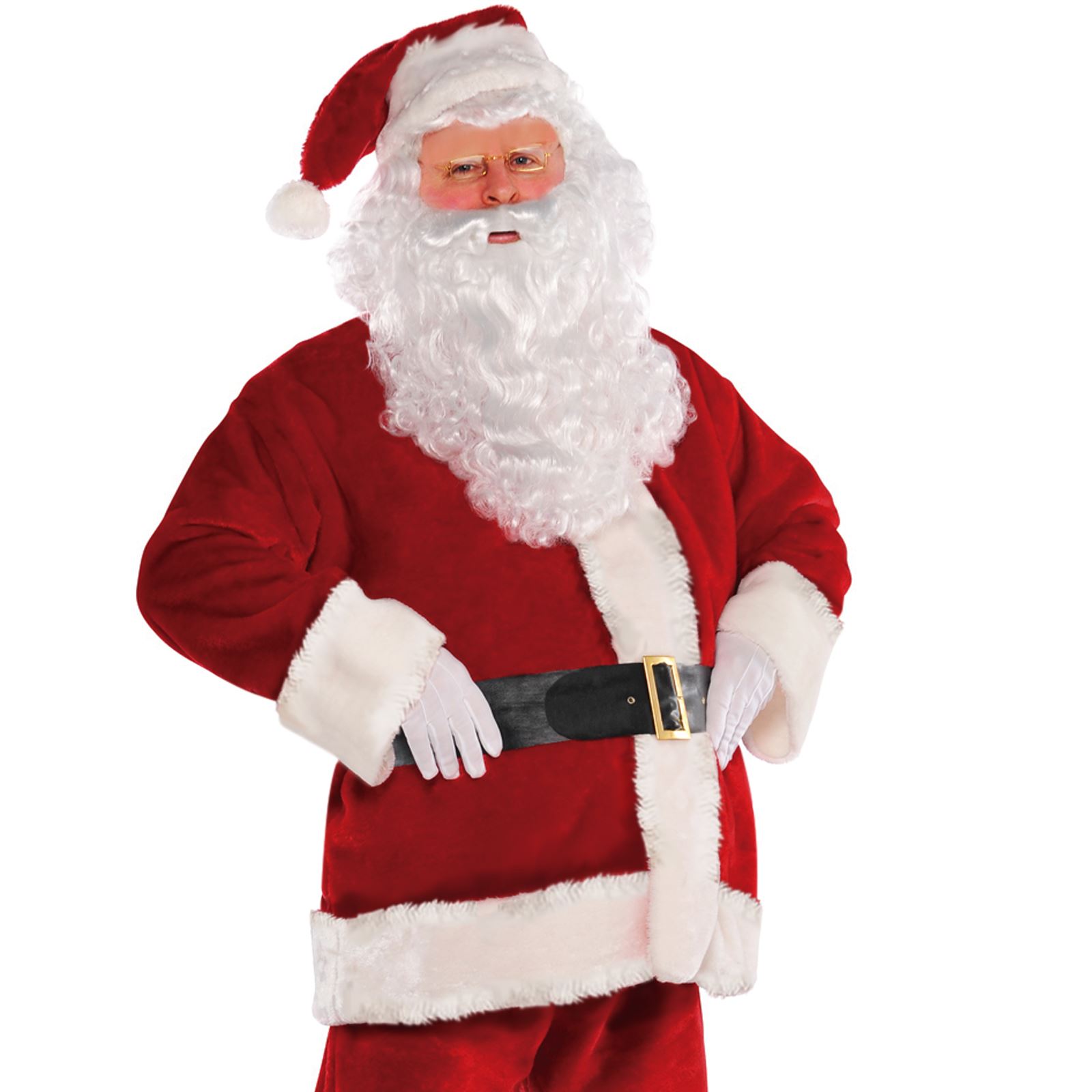mens deluxe plush velvet santa suit father christmas xmas mens deluxe plush velvet santa suit father christmas xmas