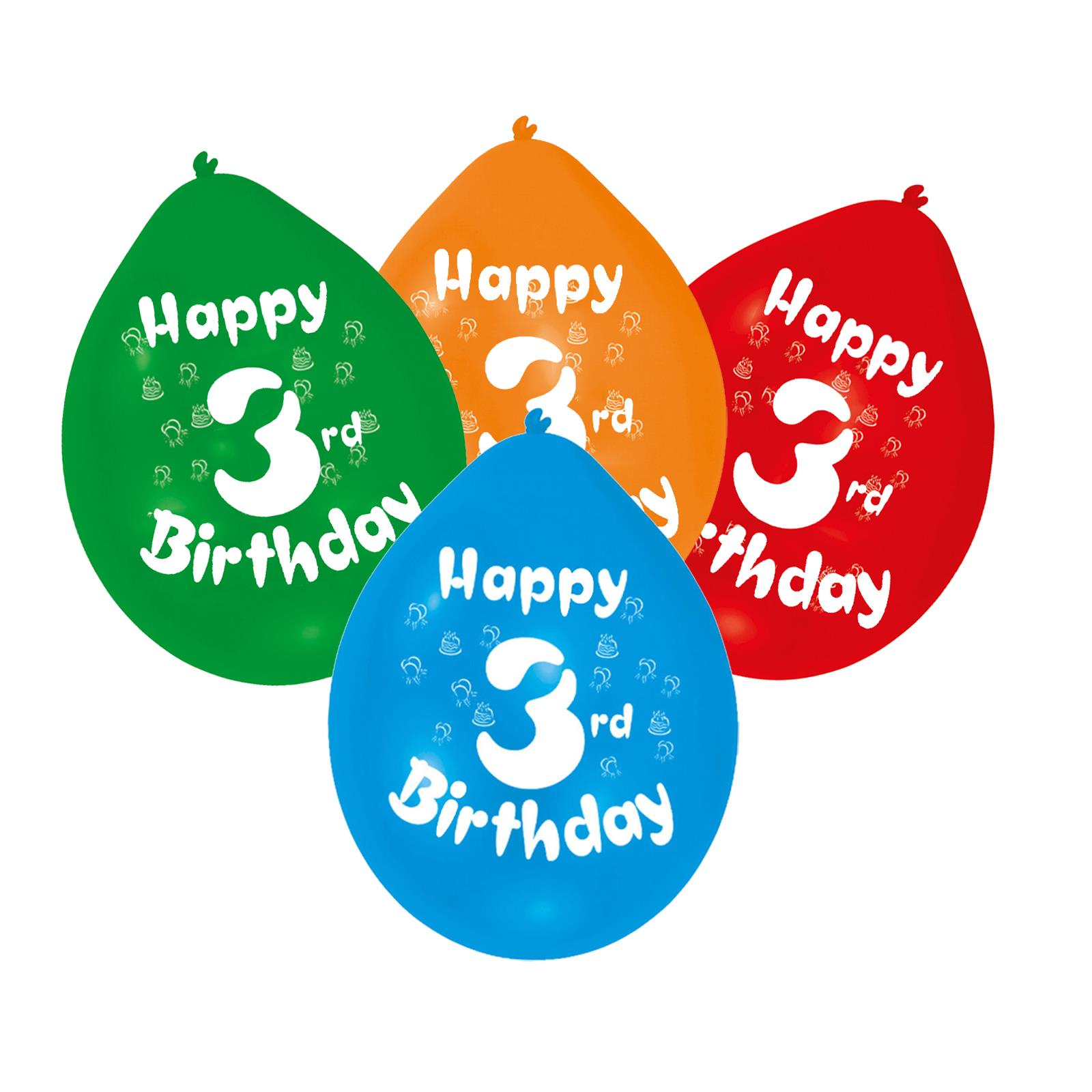 Globos coloridos decoración 10 piezas feliz cumpleaños edad látex niños fiesta favor - Imagen 5 de 18