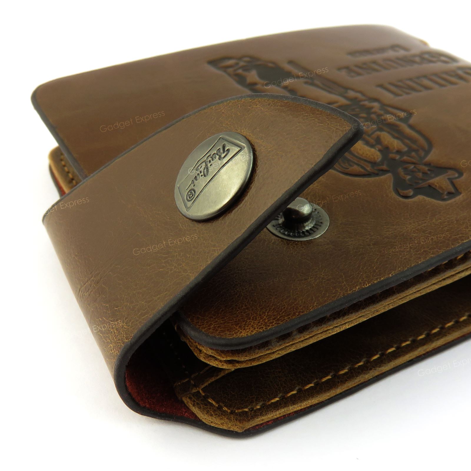 De luxe pour homme de haute qualité en cuir marron walletbifold carte de crédit titulaire cadeau