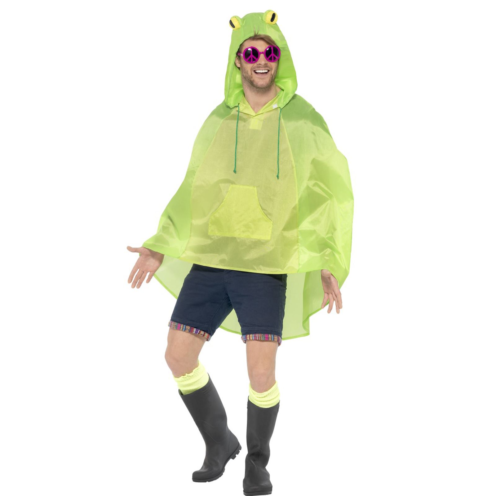 Adult Mens Ladies Fancy Dress Festival Easter Animal Party Waterproof Poncho Fun