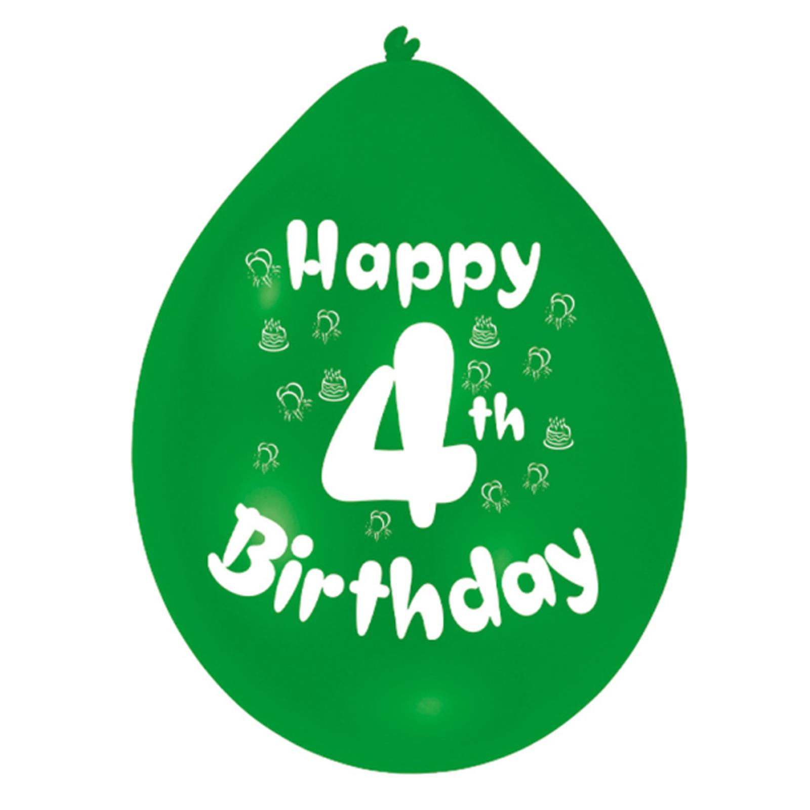Globos coloridos decoración 10 piezas feliz cumpleaños edad látex niños fiesta favor - Imagen 6 de 18