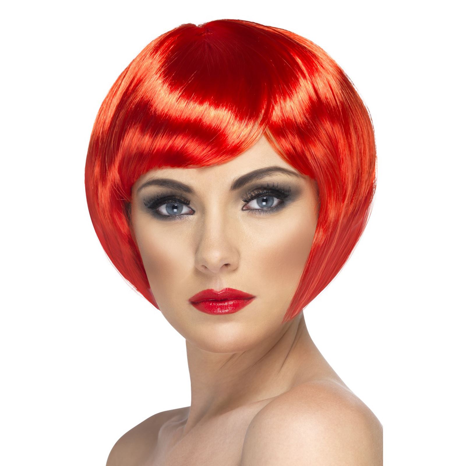 Parrucca Arancione Costume Bob Di Halloween Hollywood 80s