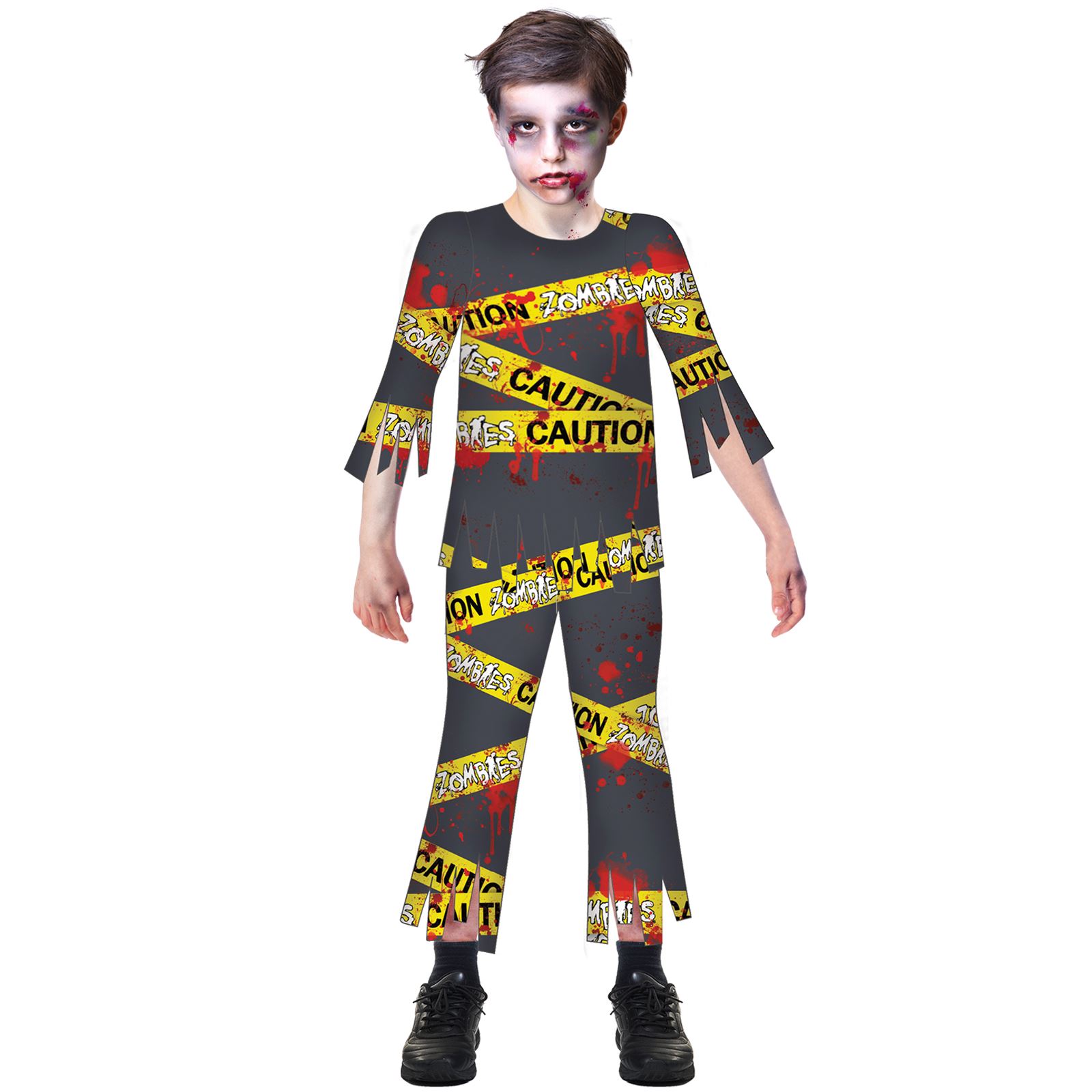 Boys Halloween Toxic Skeleton Dressing Up Costume 12 Months to 10 Years