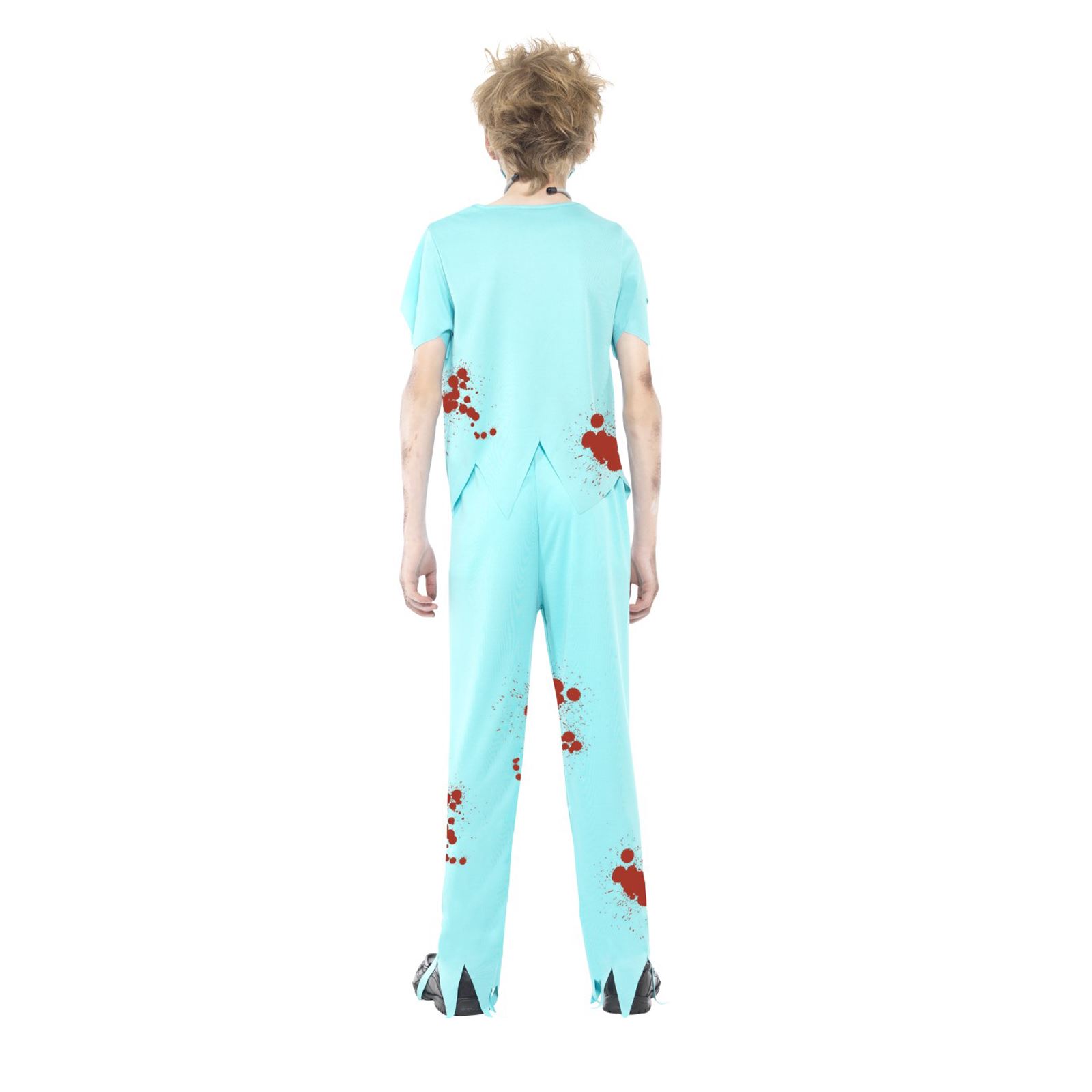 Boys Zombie Hospital Surgeon Costume Medic Kids Halloween Walking