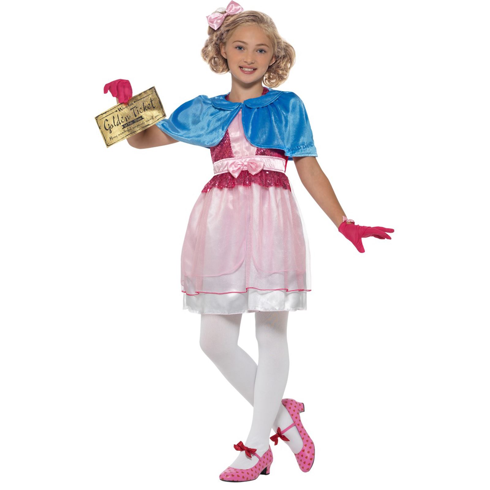 CK808 Roald Dahl Matilda Girls World Book Week Fancy Dress Up Child Kids Costume
