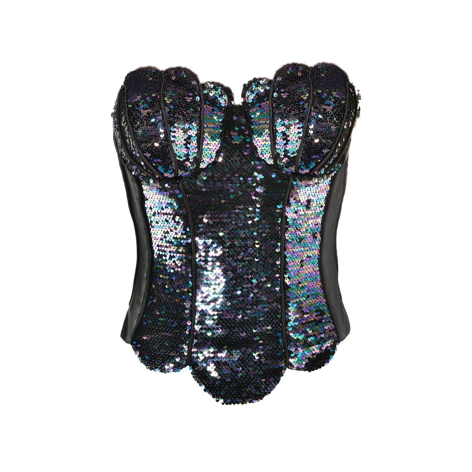 Superman Sequin Corset