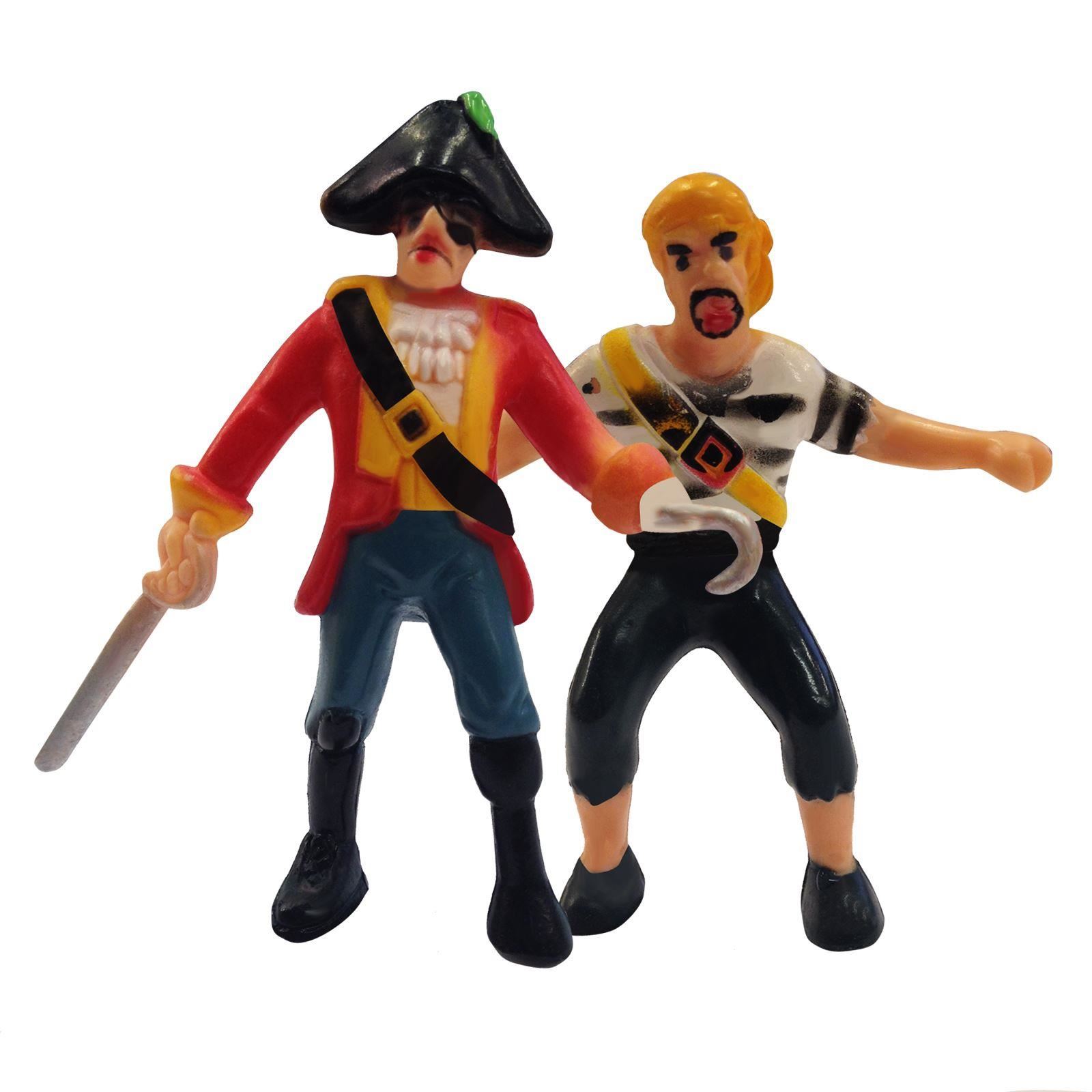 x60 Bulk Pirate Models Party Favour Toys Loot Gift Bag Plastic Figures