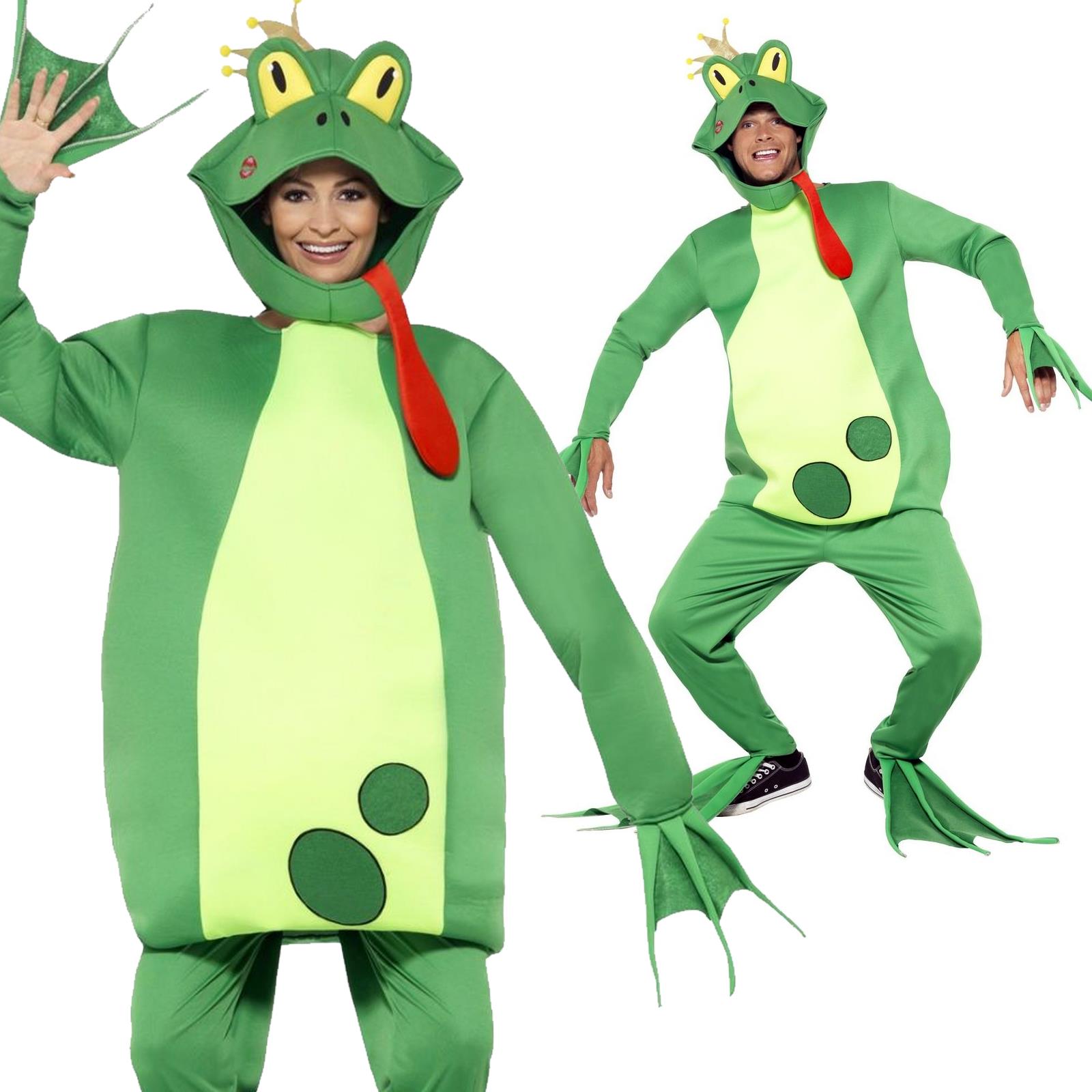 Adult's Men's Women's Frog Prince Funny Animal Fancy Dress Costume Stag
