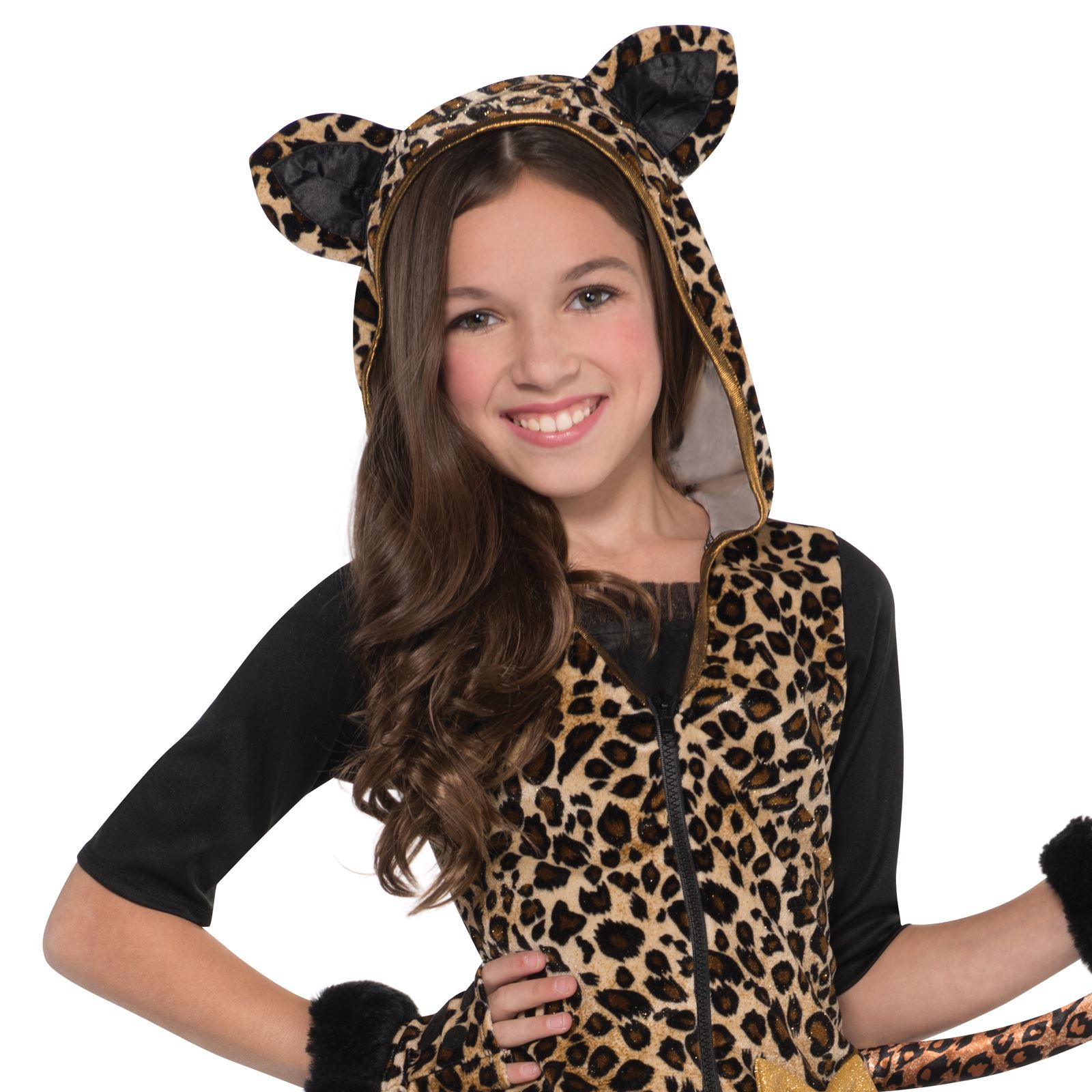 Kids Sassy Spots Leopard Jungle Big Cat Wild Fancy Dress Girls Costume Halloween eBay