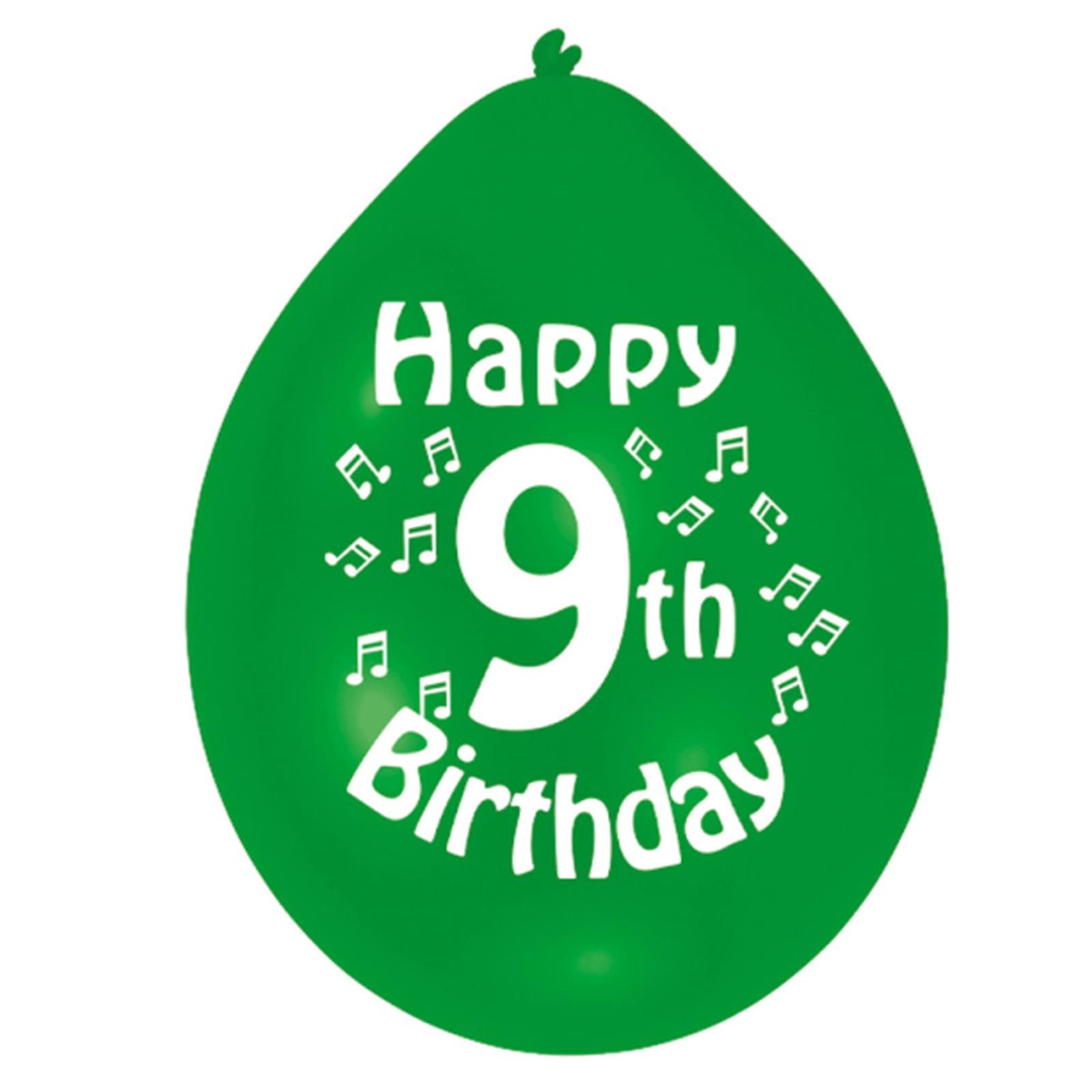 Globos coloridos decoración 10 piezas feliz cumpleaños edad látex niños fiesta favor - Imagen 11 de 18