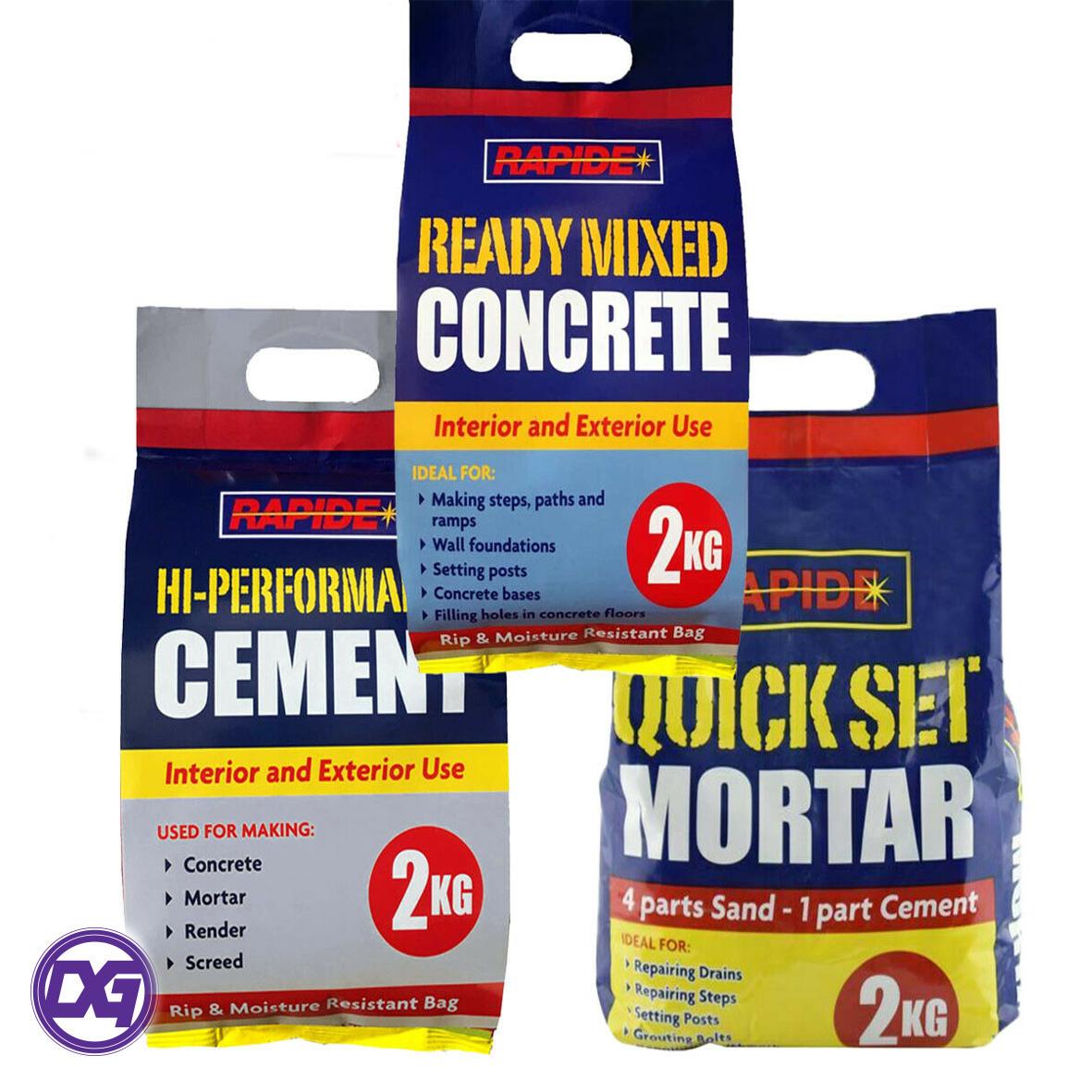 Rapide HiPerformance Cement Ready Mixed Concrete Quick Set Mortar Bag