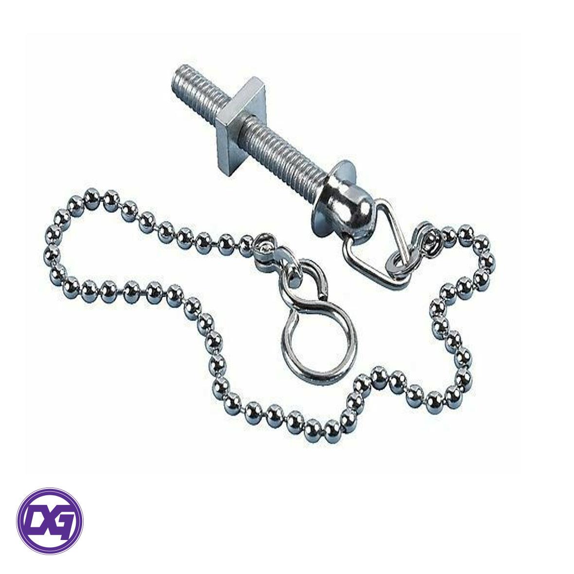 18" 450mm BathRoom/Kitchen Basin Plug Chrome Chain S Hook End Holder eBay