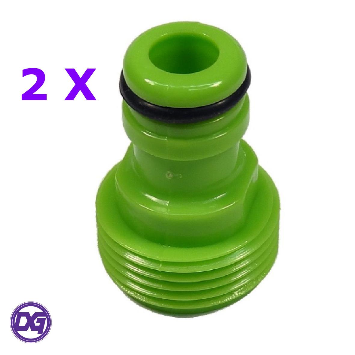 Double Male Tap & Accessory Adaptors 3/4 1/2" PACK OF 2 eBay