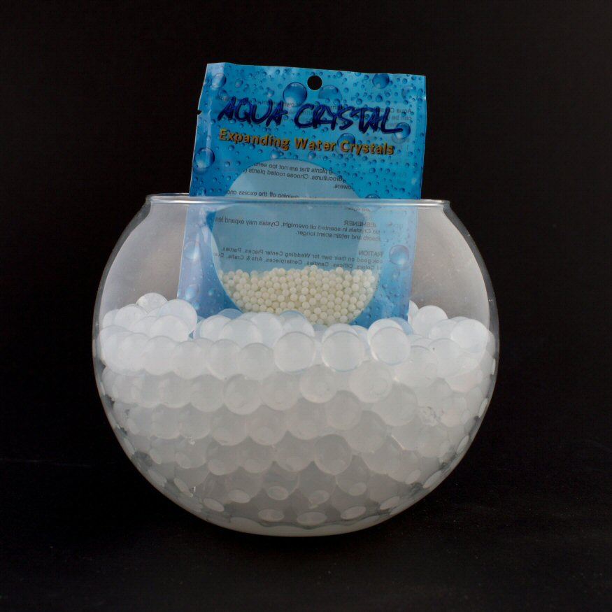 AQUA CRYSTAL® Expanding Water Beads Bio Gel Ball Florist Centrepiece