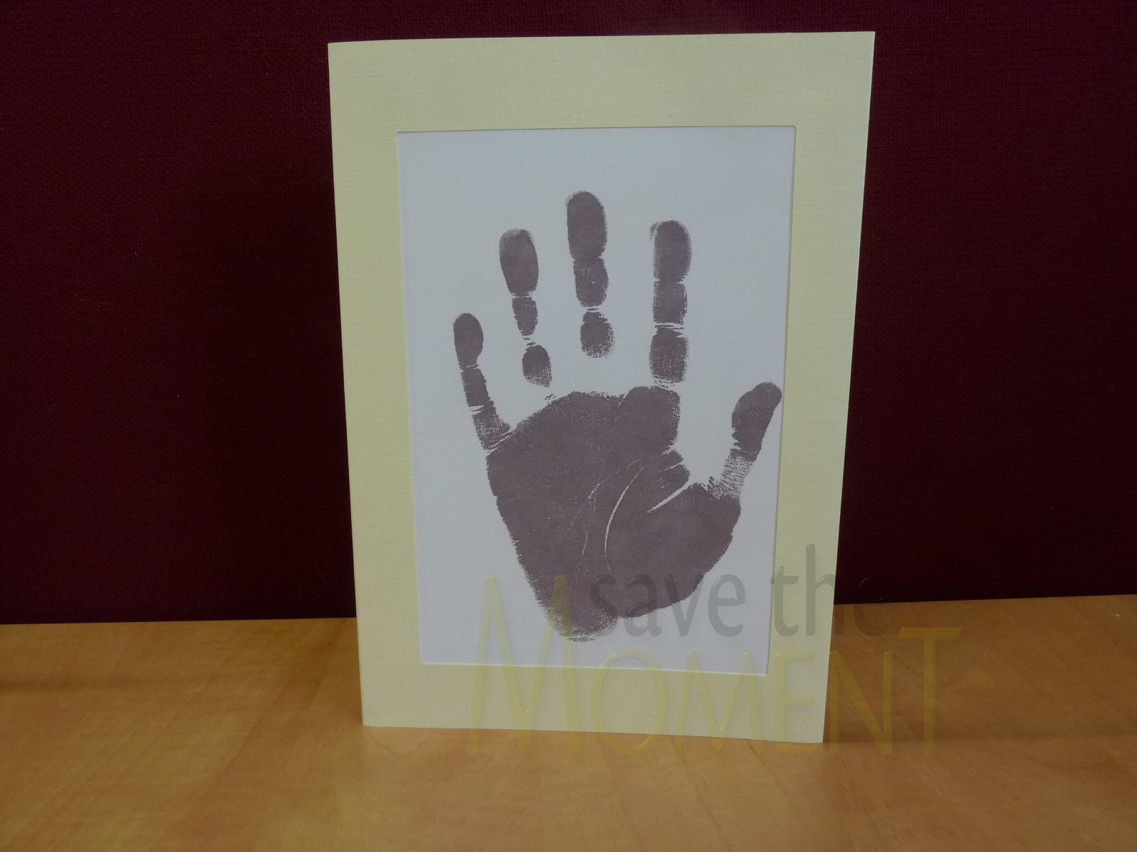Inkless Handprint Footprint Baby Frame Card Kits, Child or Newborn