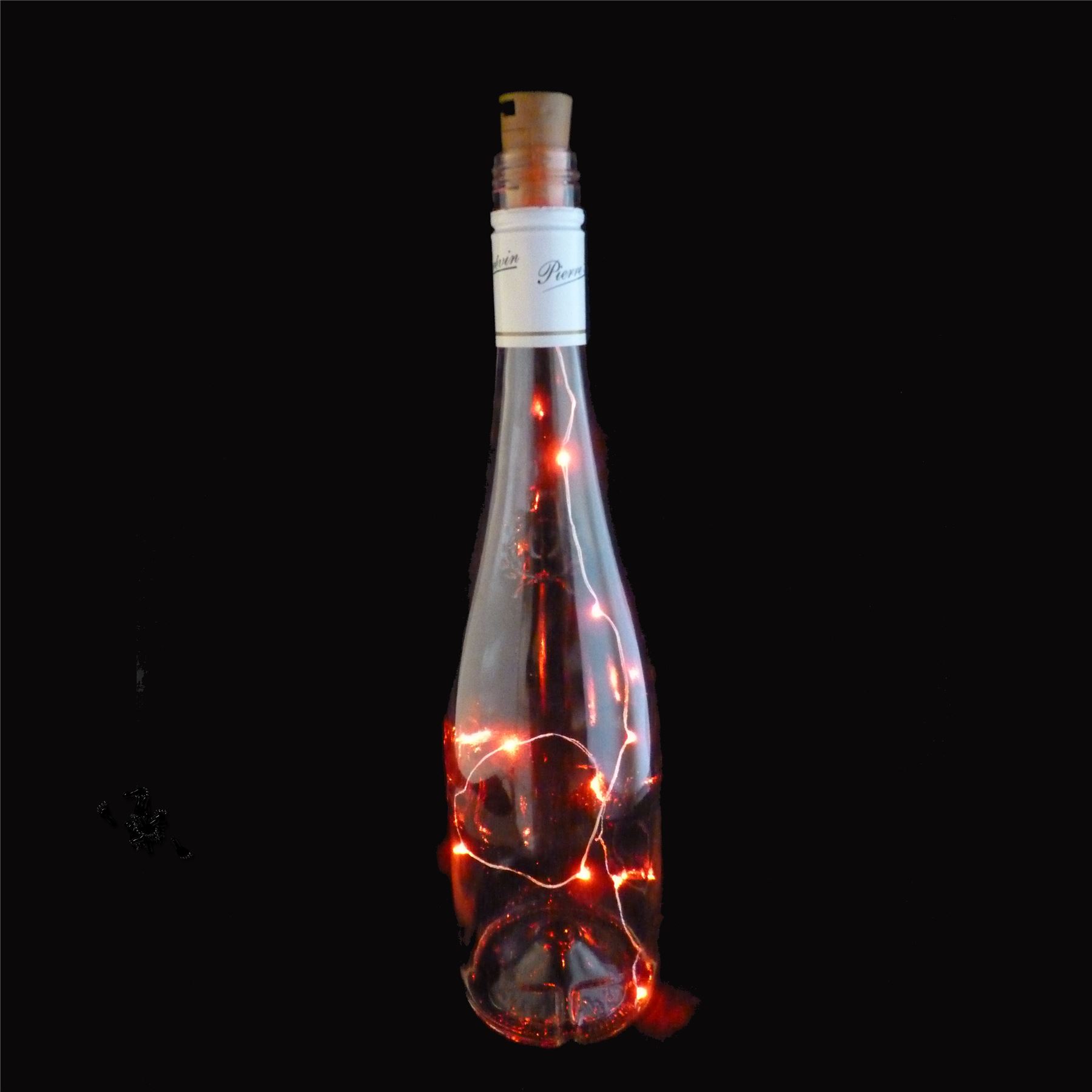 LED Cork with 10 Lights on a String Bottle Stopper, Lamp, Light